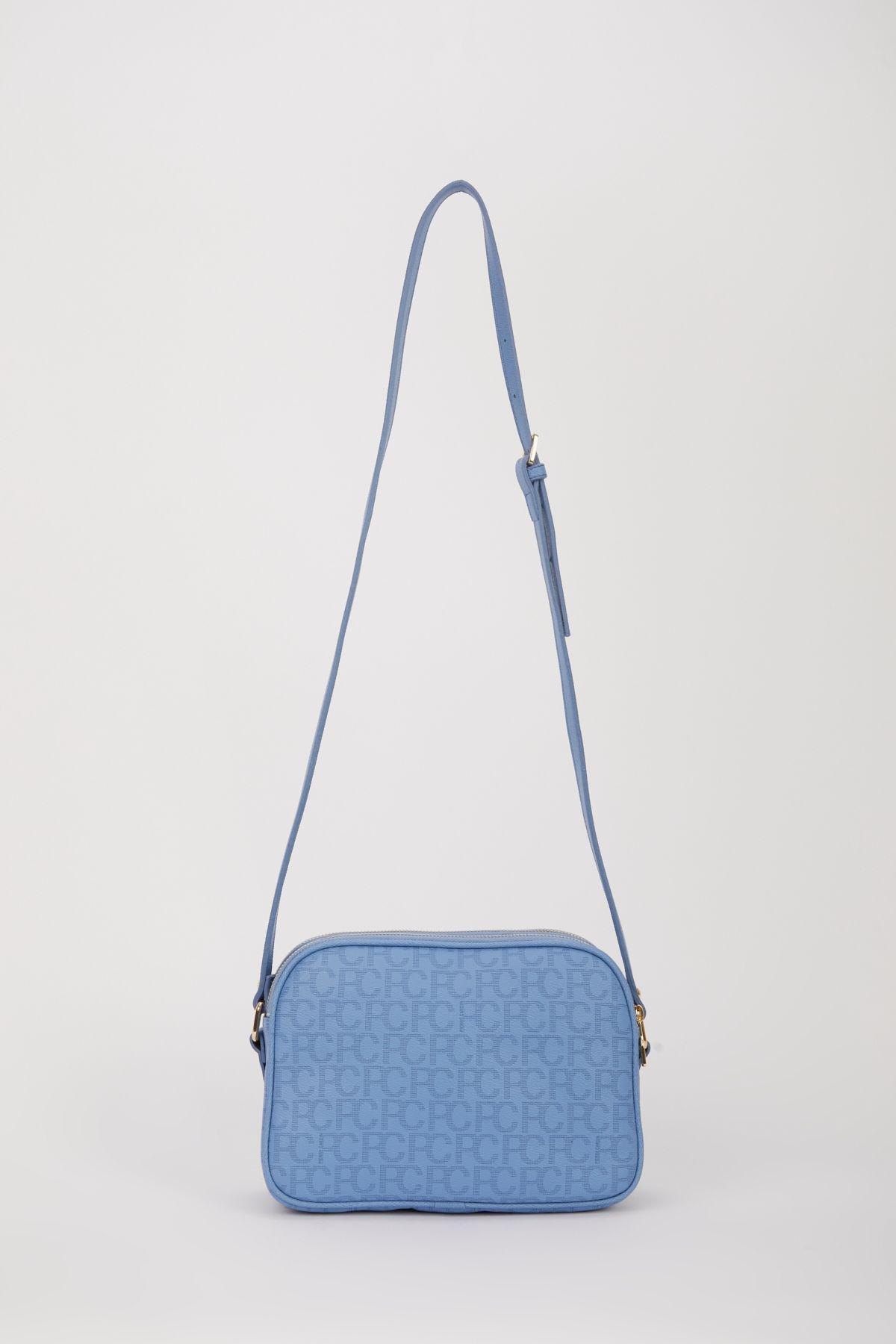 Blue Detailed Shoulder Bag, Blue, large image number 4