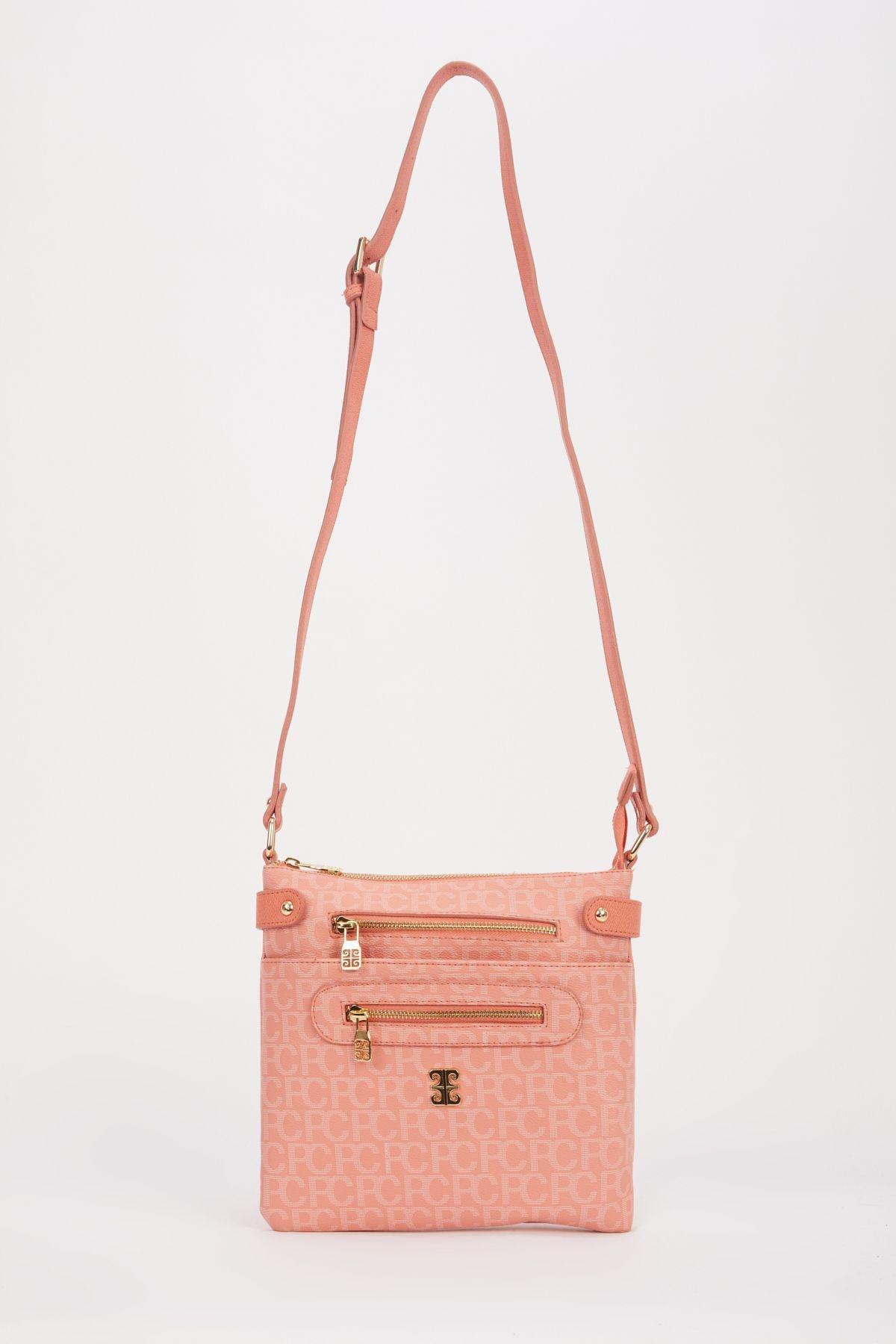 حقيبة كتف، برتقالي, Coral, large image number 1