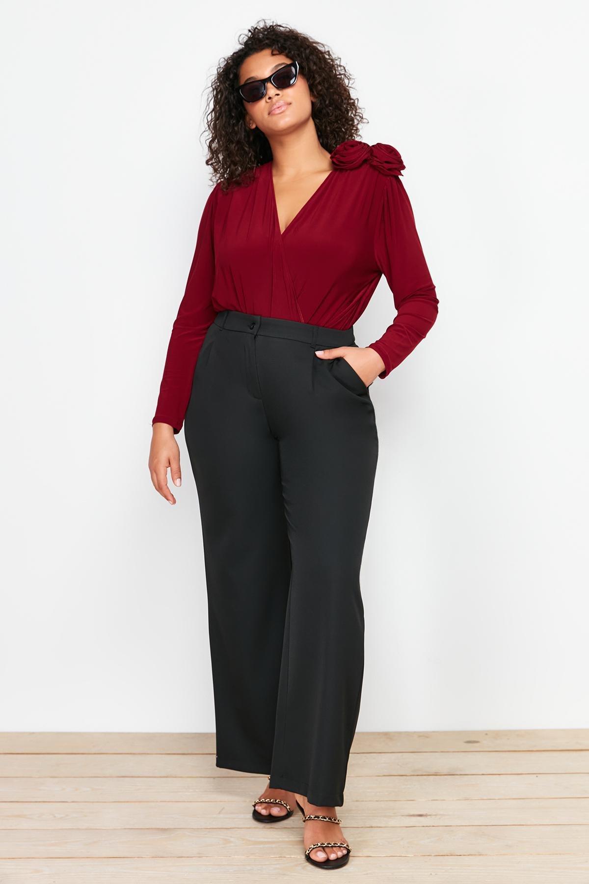 Claret Double Breasted Collar Body, , large image number 2