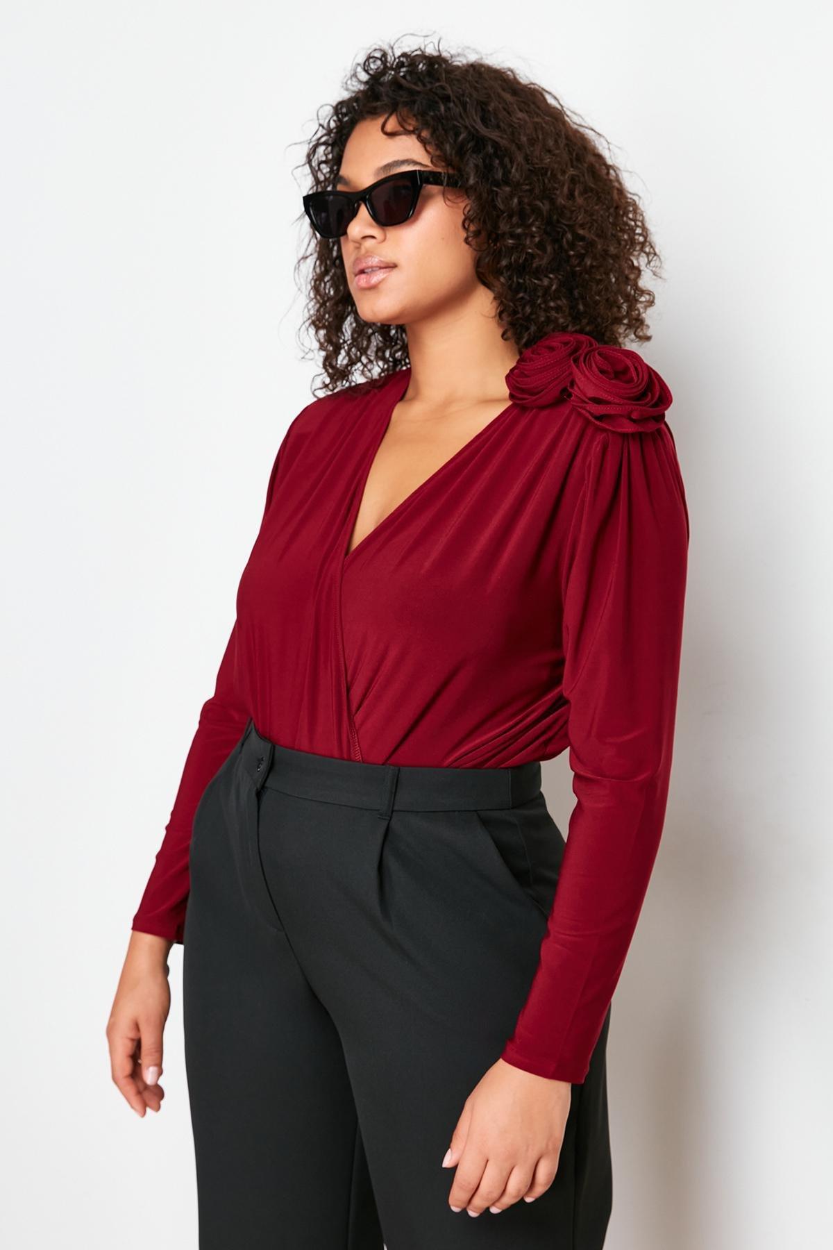Claret Double Breasted Collar Body, , large image number 3
