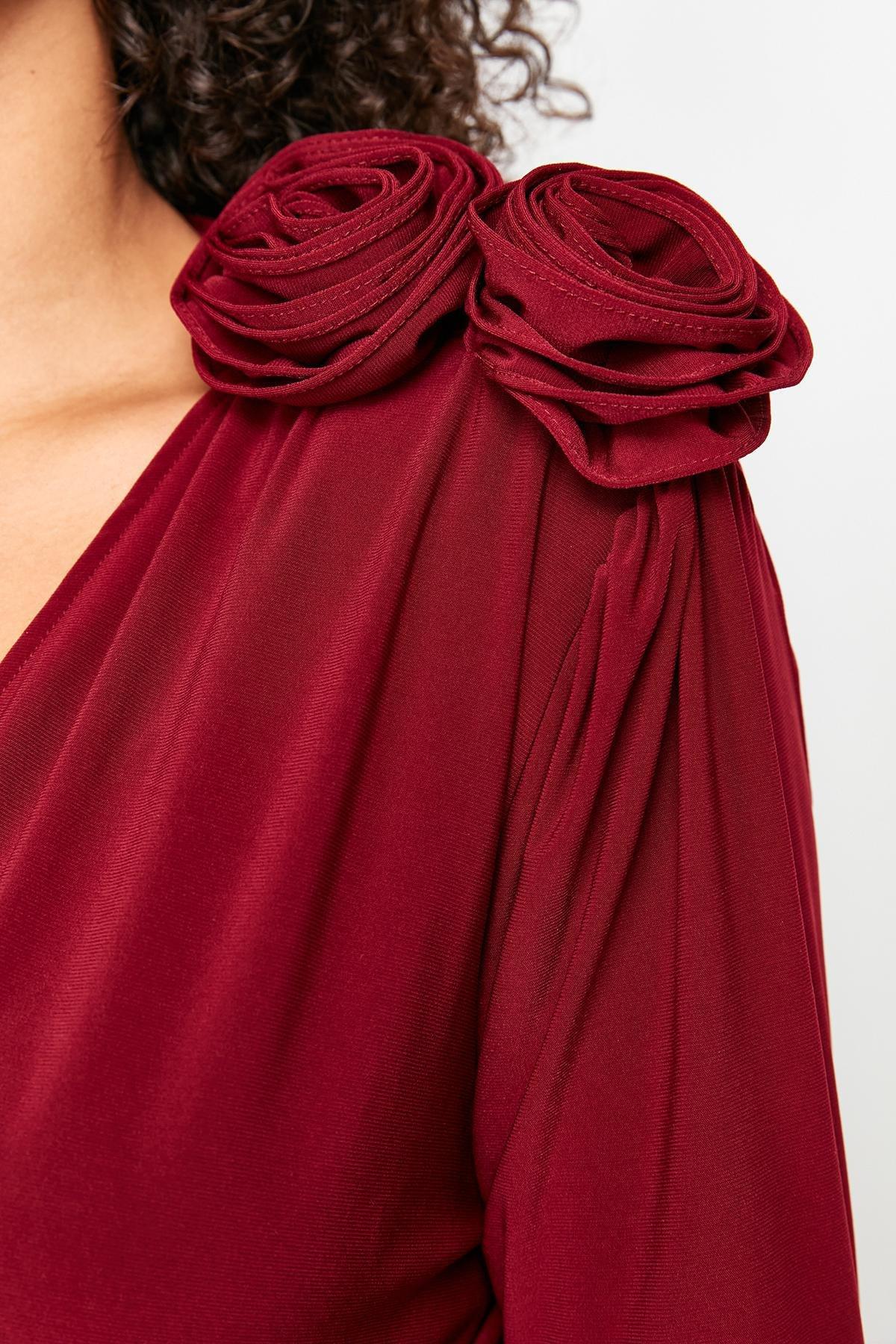 Claret Double Breasted Collar Body, , large image number 5