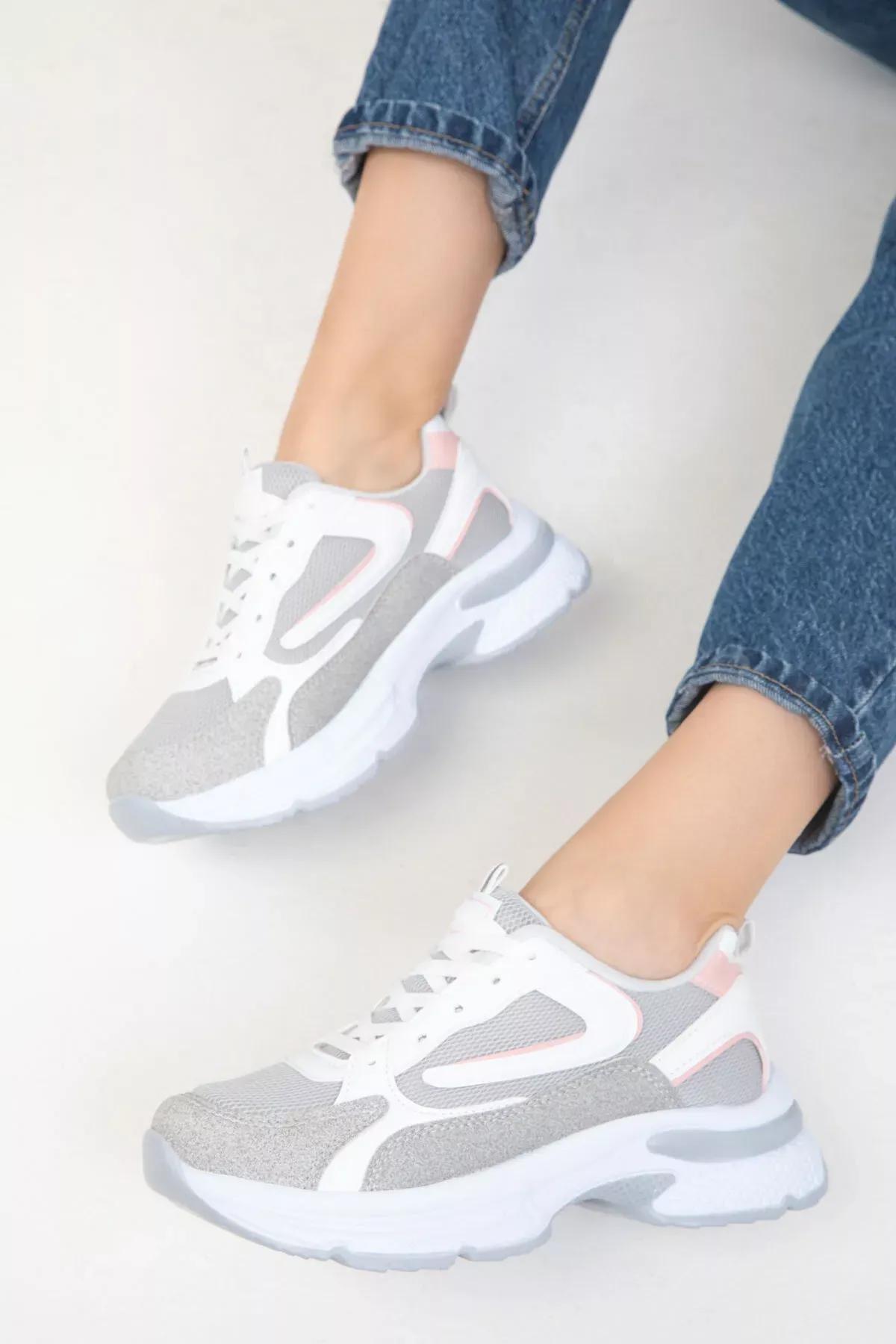 White Detailed Sneaker, C101_2791, large image number 1