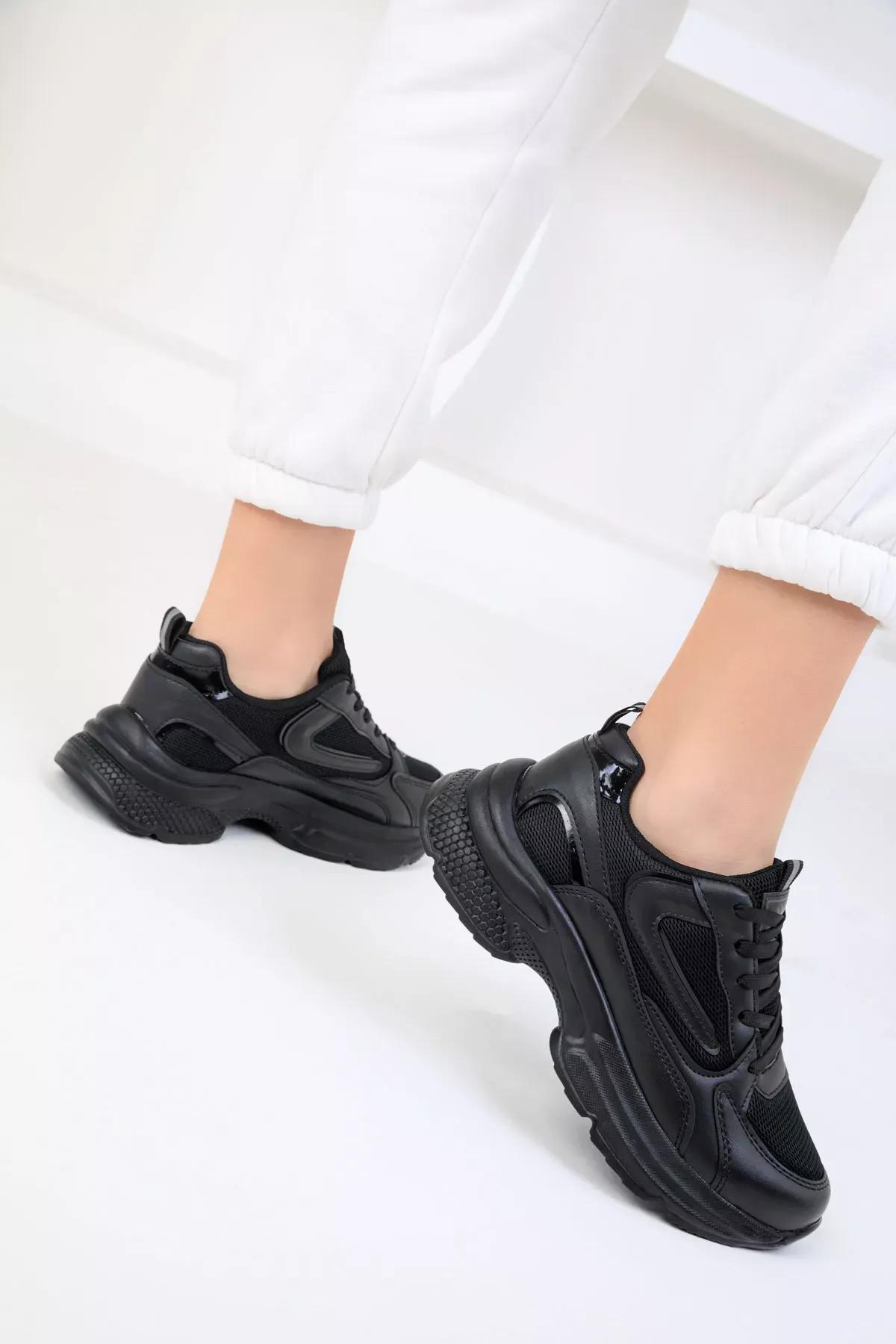 Black Detailed Sneaker, , large image number 3
