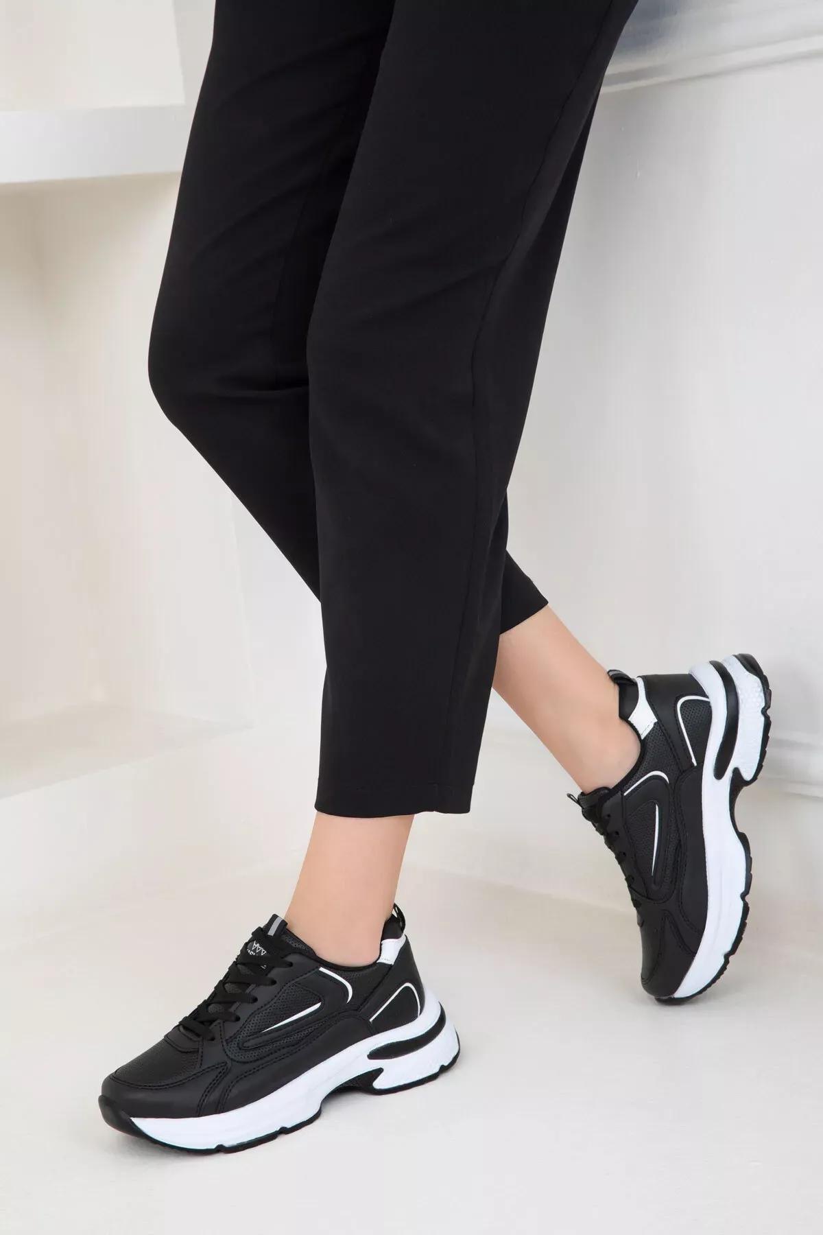 Black White Sneakers, C101_2992, large image number 4