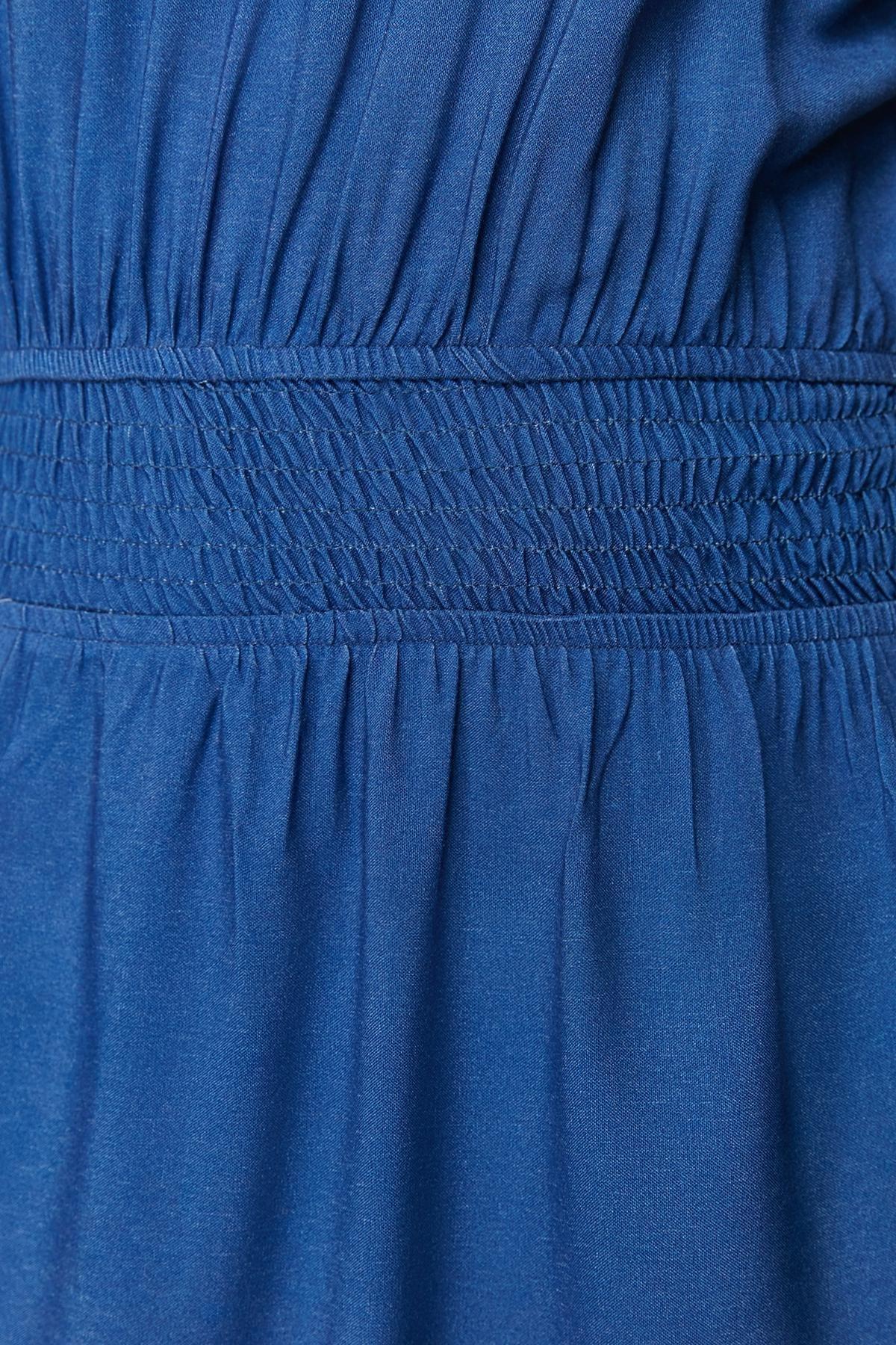 Multicolour A-Line Detailed Maxi Dress, Ecru, large image number 3
