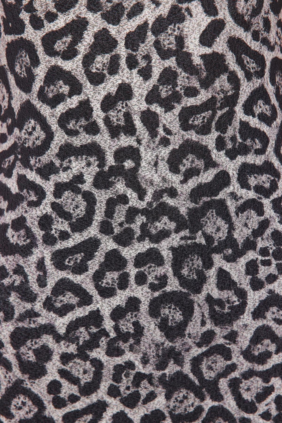 Grey Printed Occasionwear Dress, , large image number 4