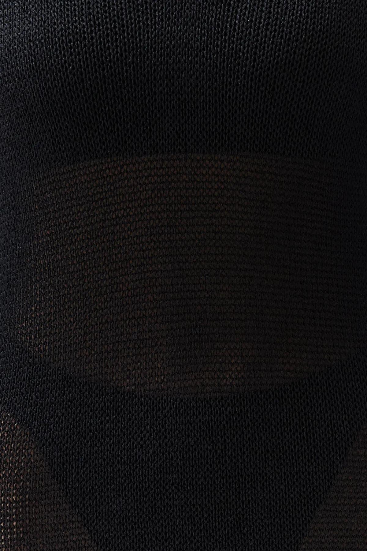 Black Knitted Mini Beach Dress, C101_2094, large image number 7