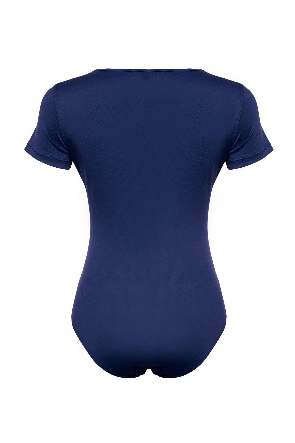 Navy Knitted Bodysuit, , large image number 6