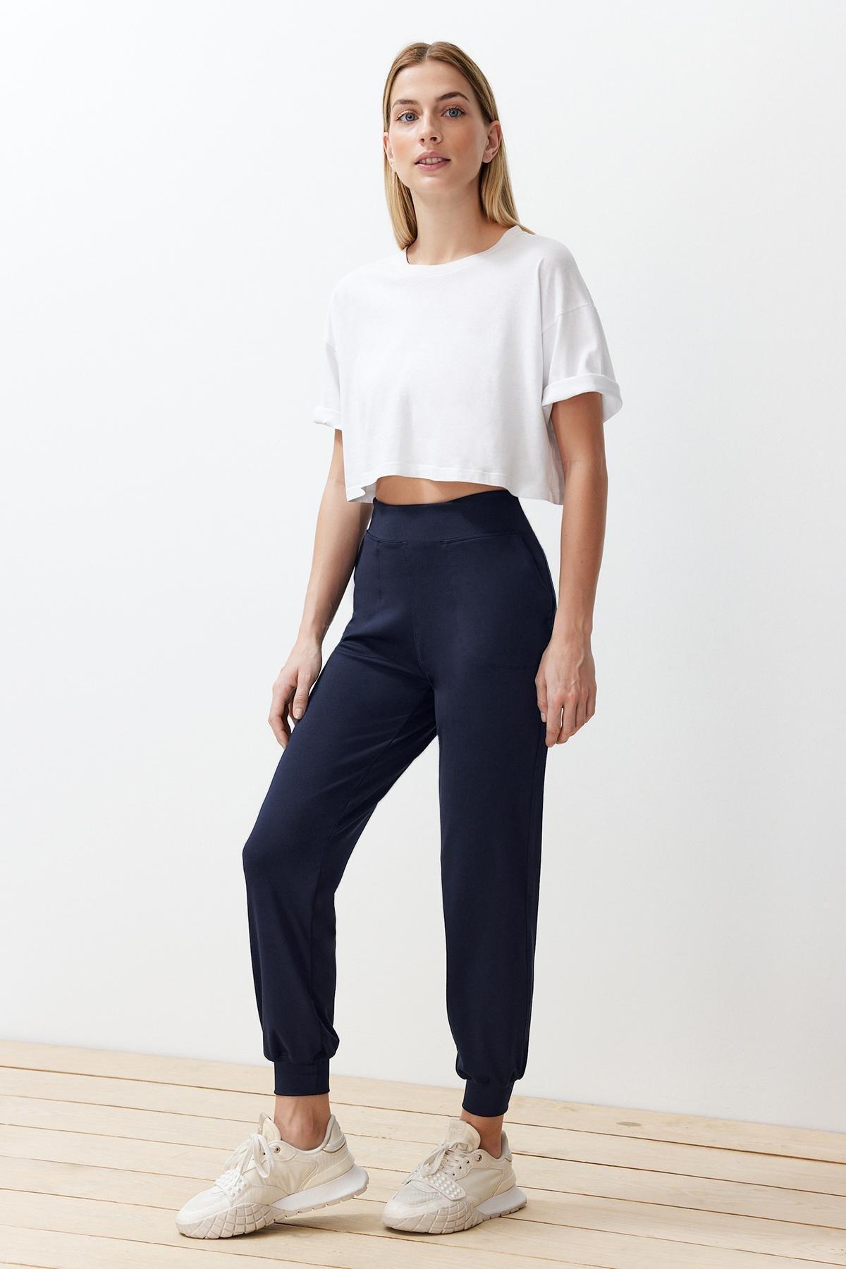 Navy Scuba Knit Sweatpants, , medium