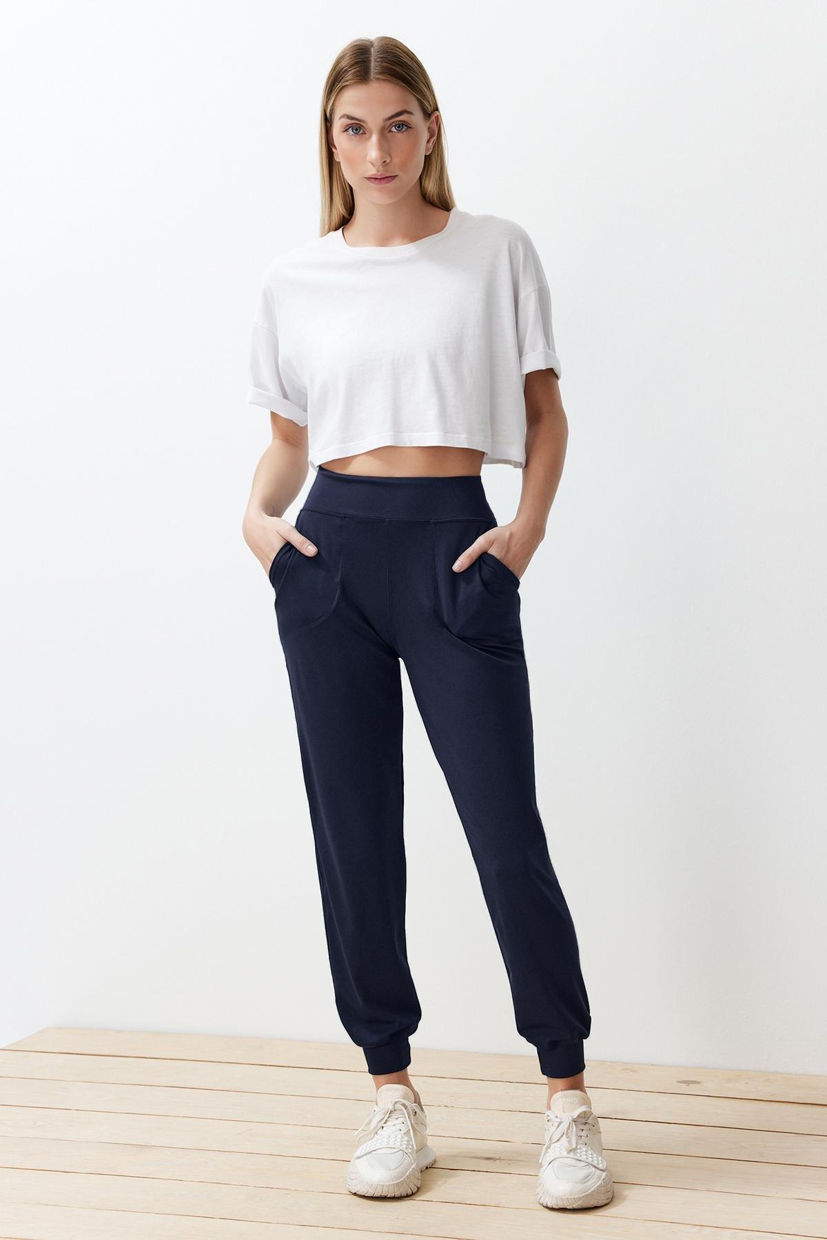 Navy Scuba Knit Sweatpants, , large image number 1