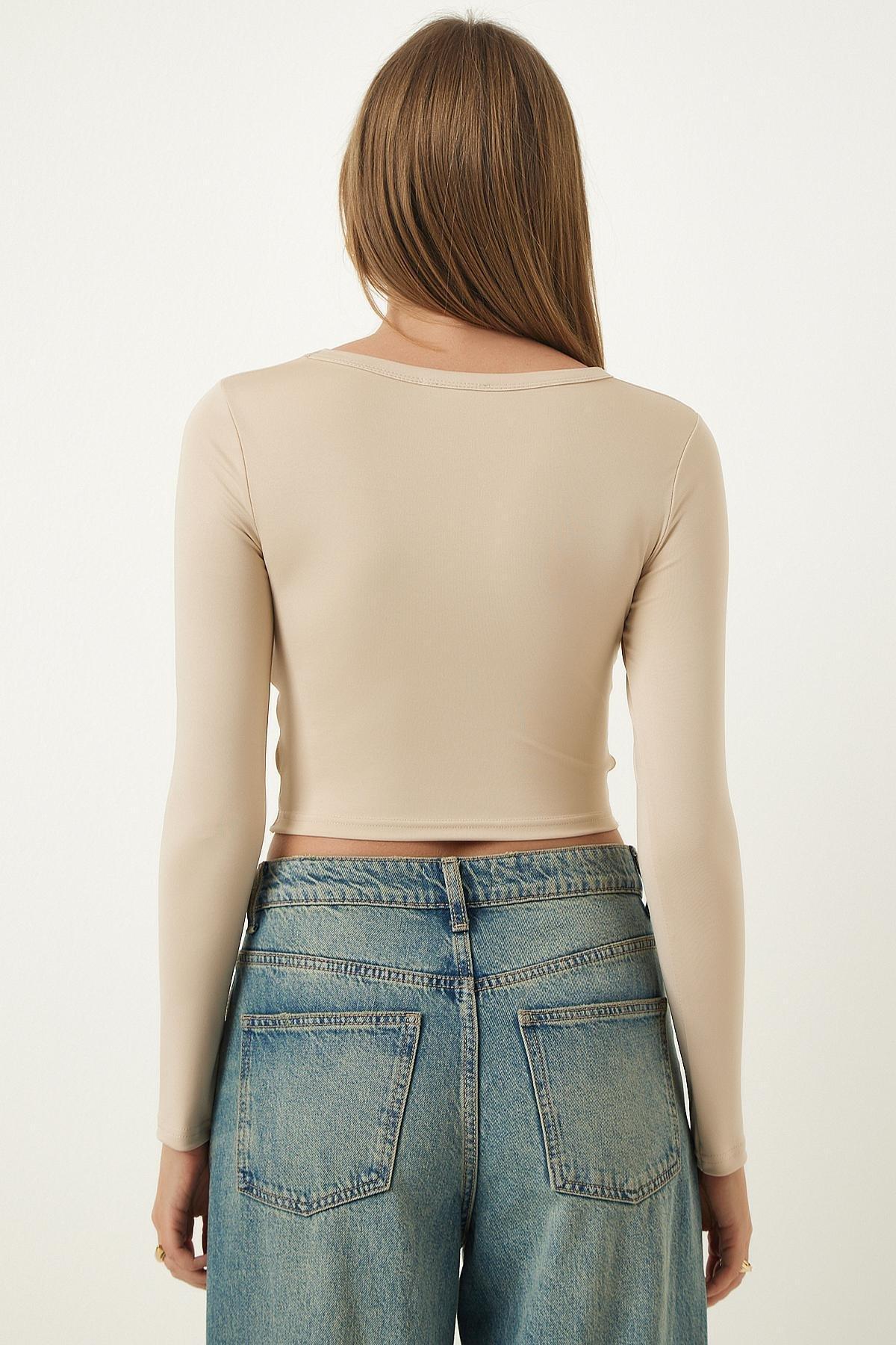 White Detailed Blouse, , large image number 4