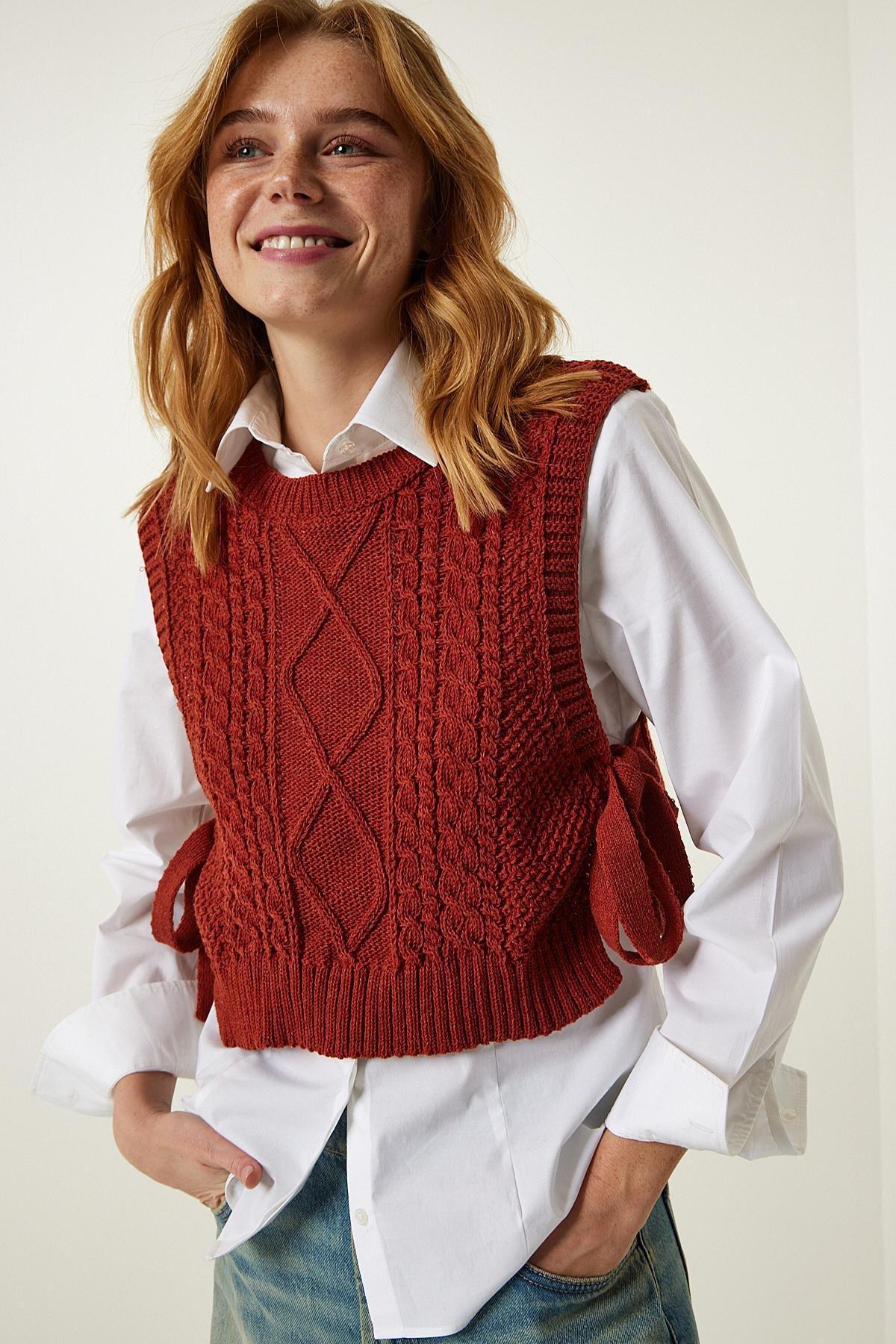 Blue Patterned Knitted Sweater, Tile, large image number 2