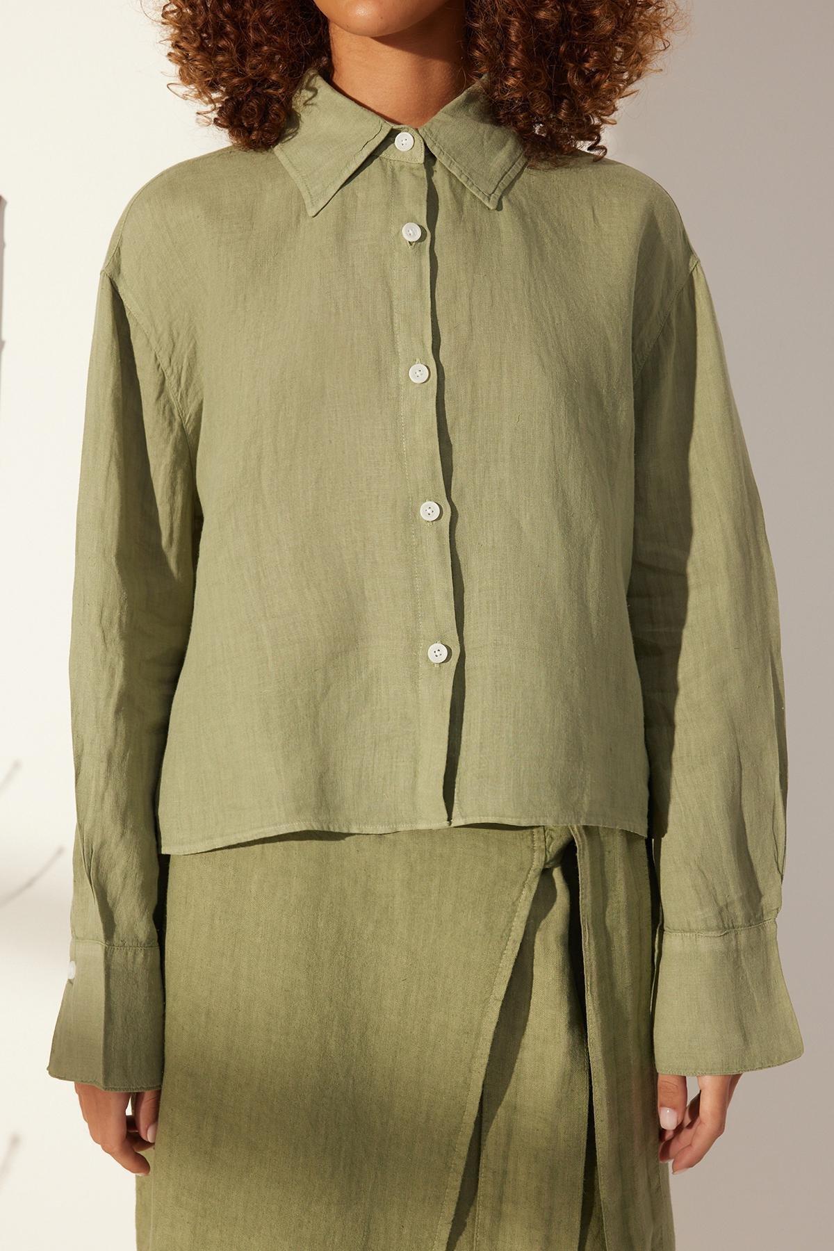 Green Oversize Shirt, , large image number 3
