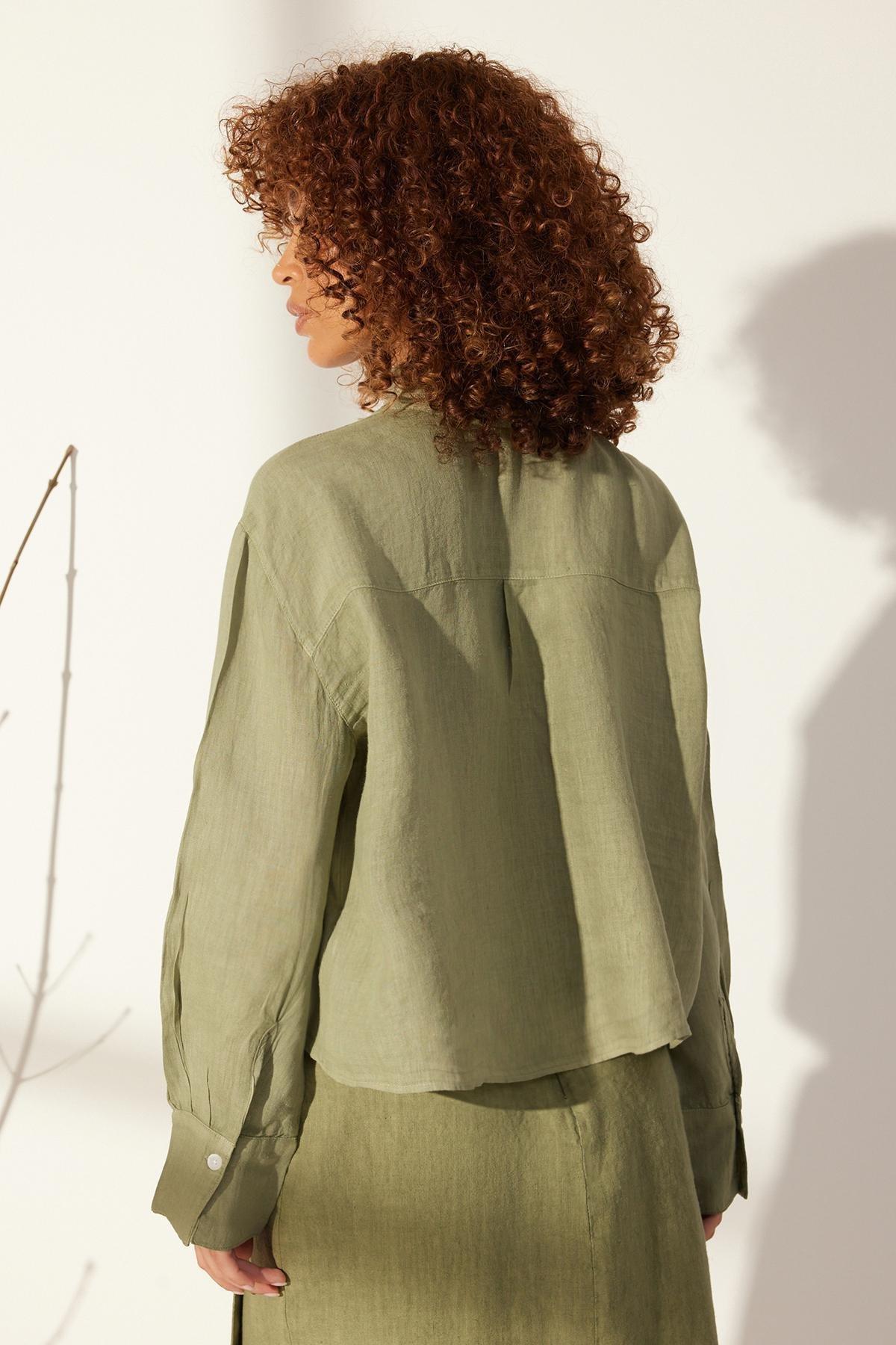 Green Oversize Shirt, , large image number 4
