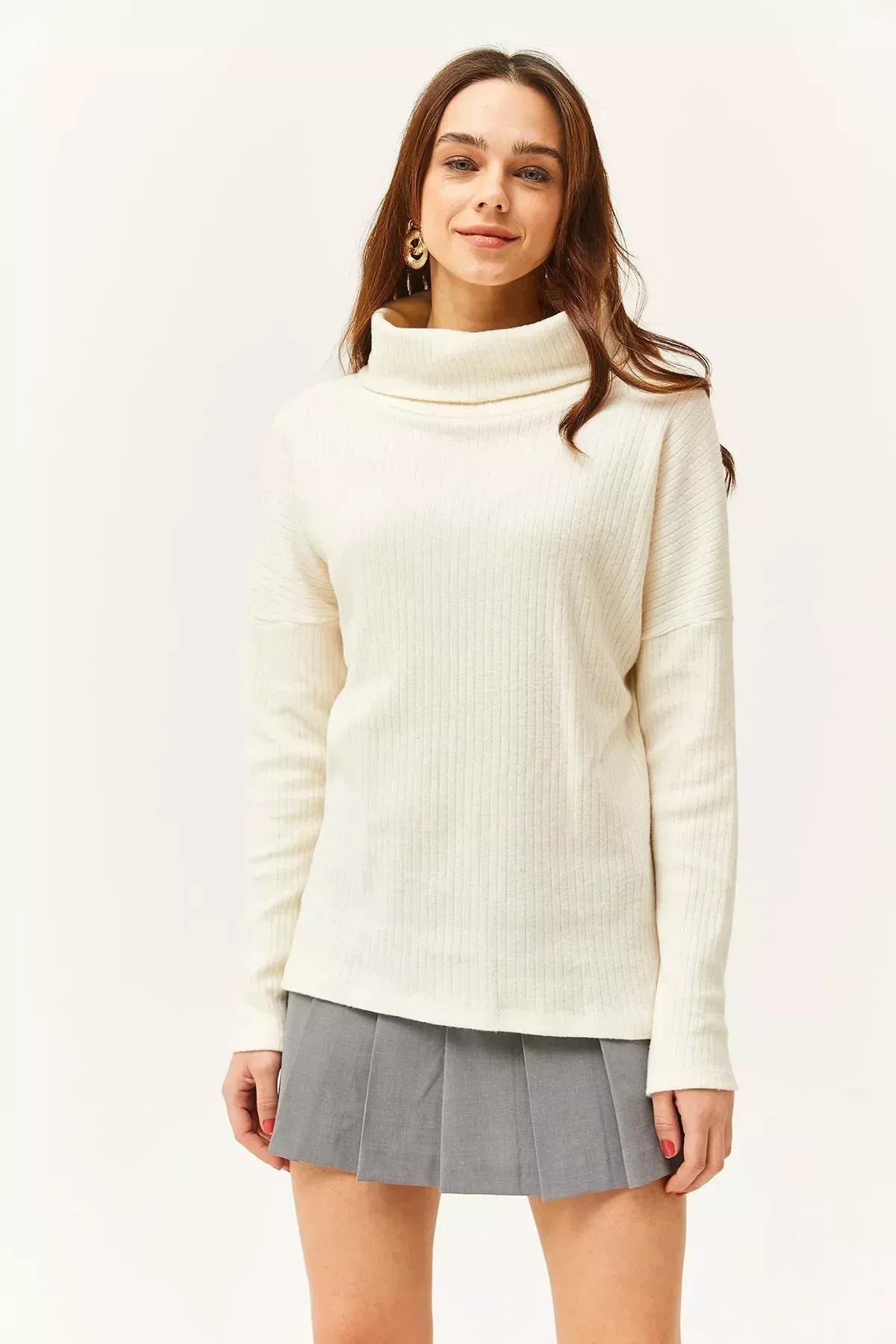 Ecru Plain Casual Blouse, Ecru, large image number 1