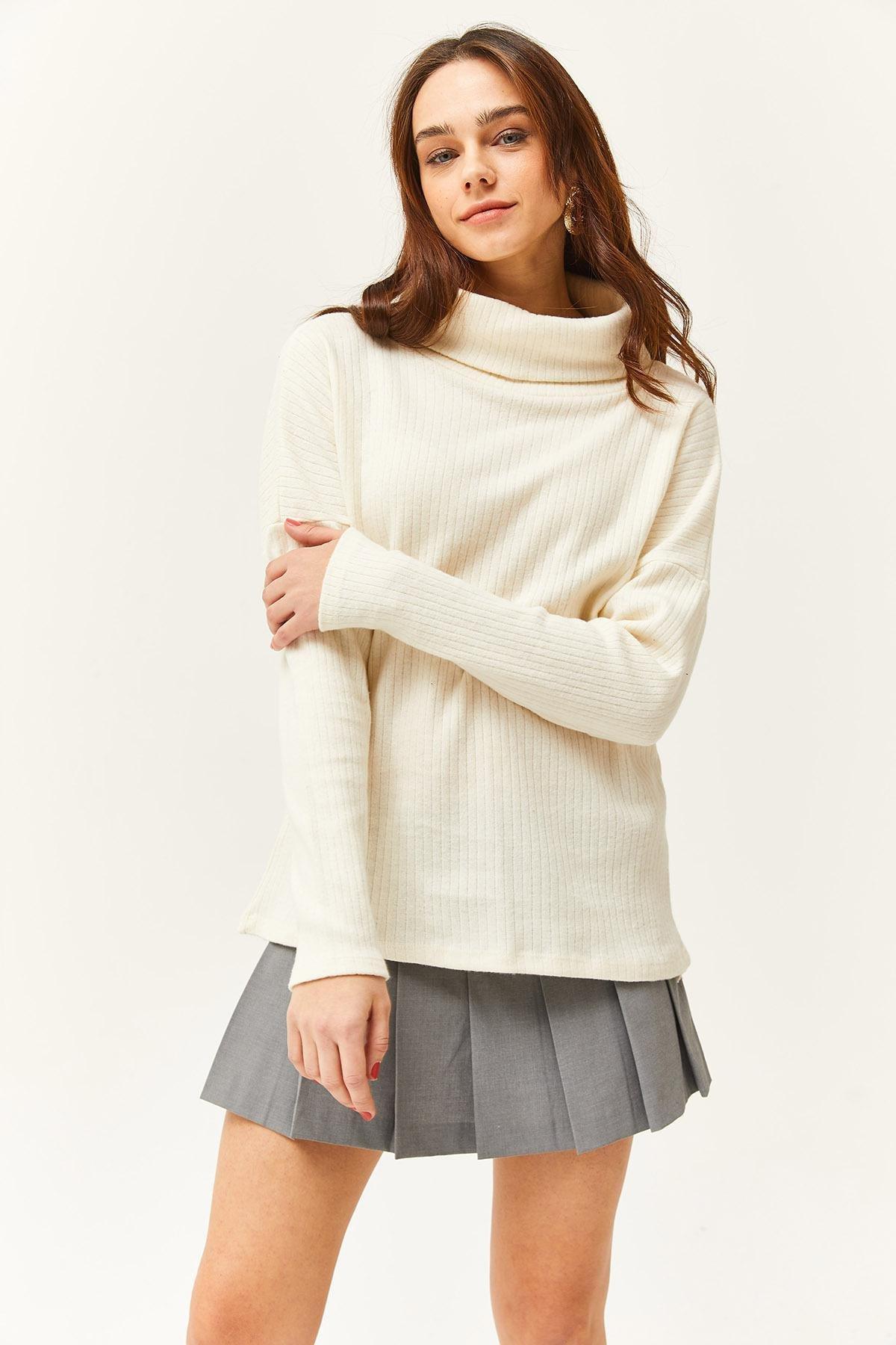 Ecru Plain Casual Blouse, Ecru, large image number 3