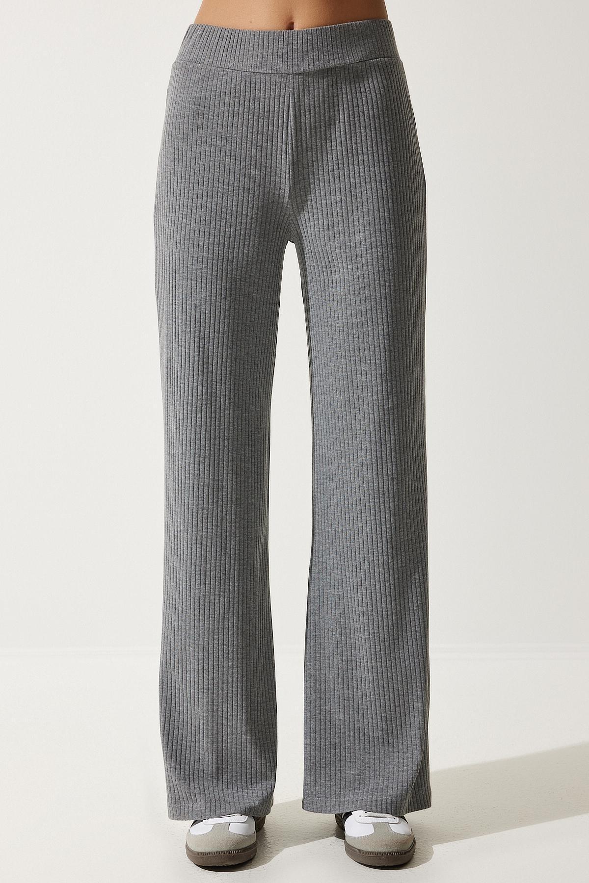 Grey Ribbed Knitted Co-Ord Set, , large image number 11