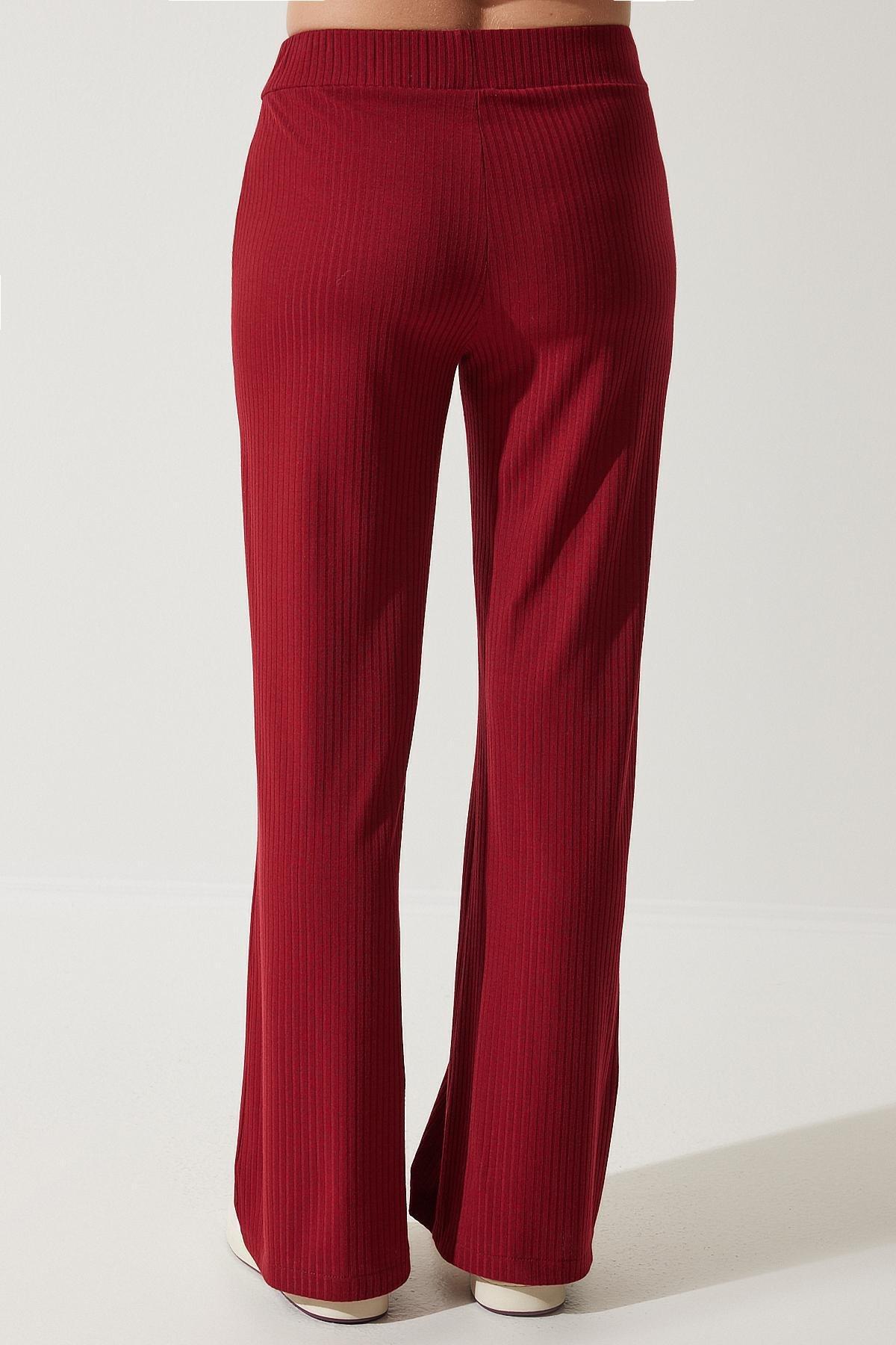 Red Corded Knitted Co-Ord Set, C101_5690, large image number 7