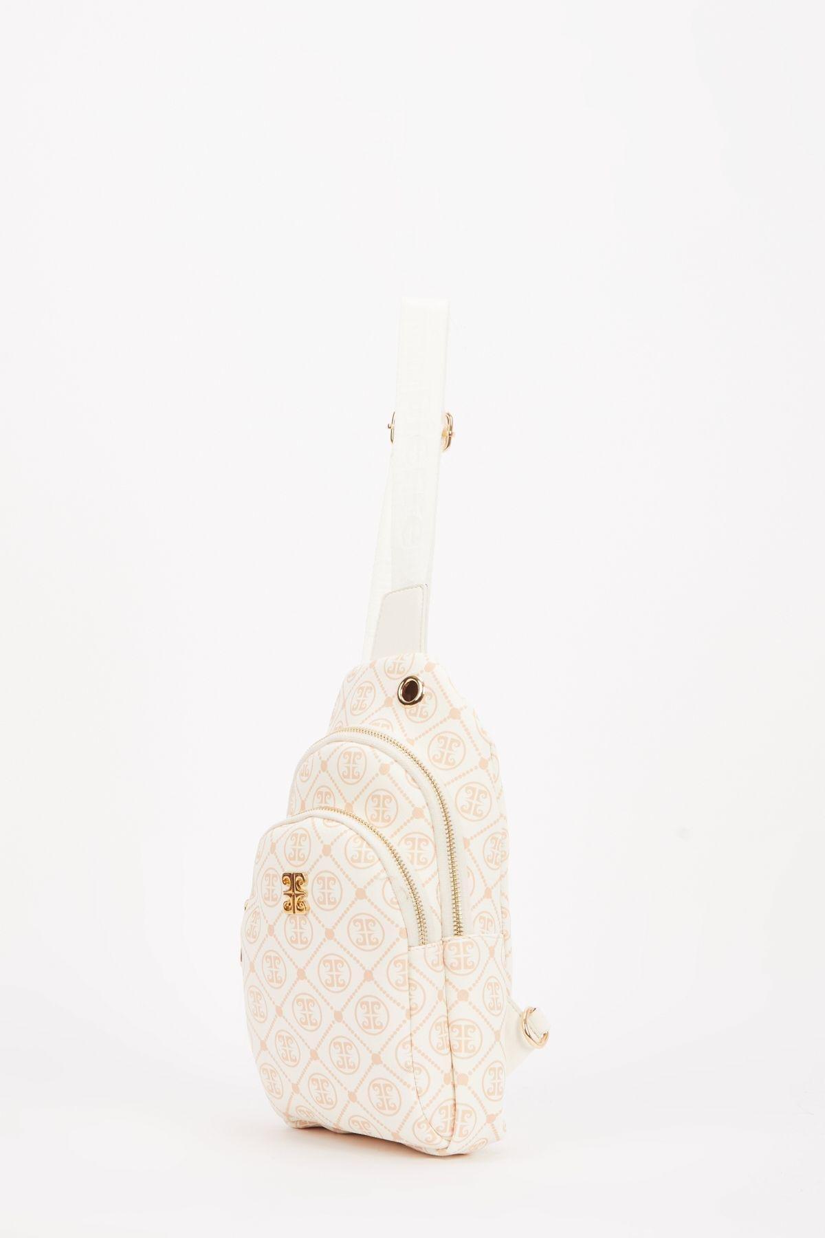 Ecru Shoulder Bag, Ecru, large image number 0