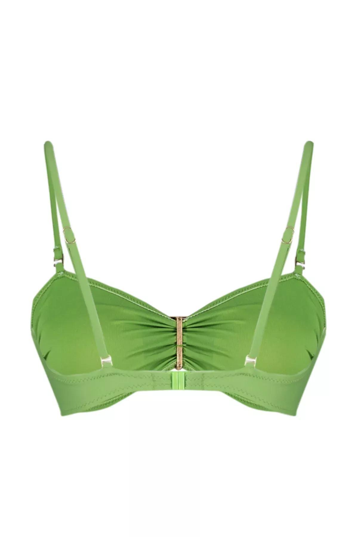Green Bralette Premium Accessory Bikini Top, C101_4744, large image number 5
