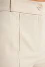 Trendyol - Beige Straight High Waist Rib Stitched Trousers