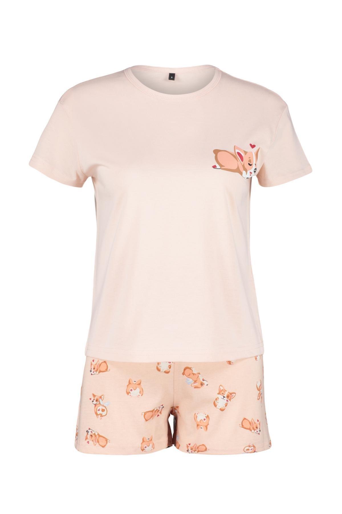 Multicolour Animal Pattern Pyjamas Set, , large image number 5