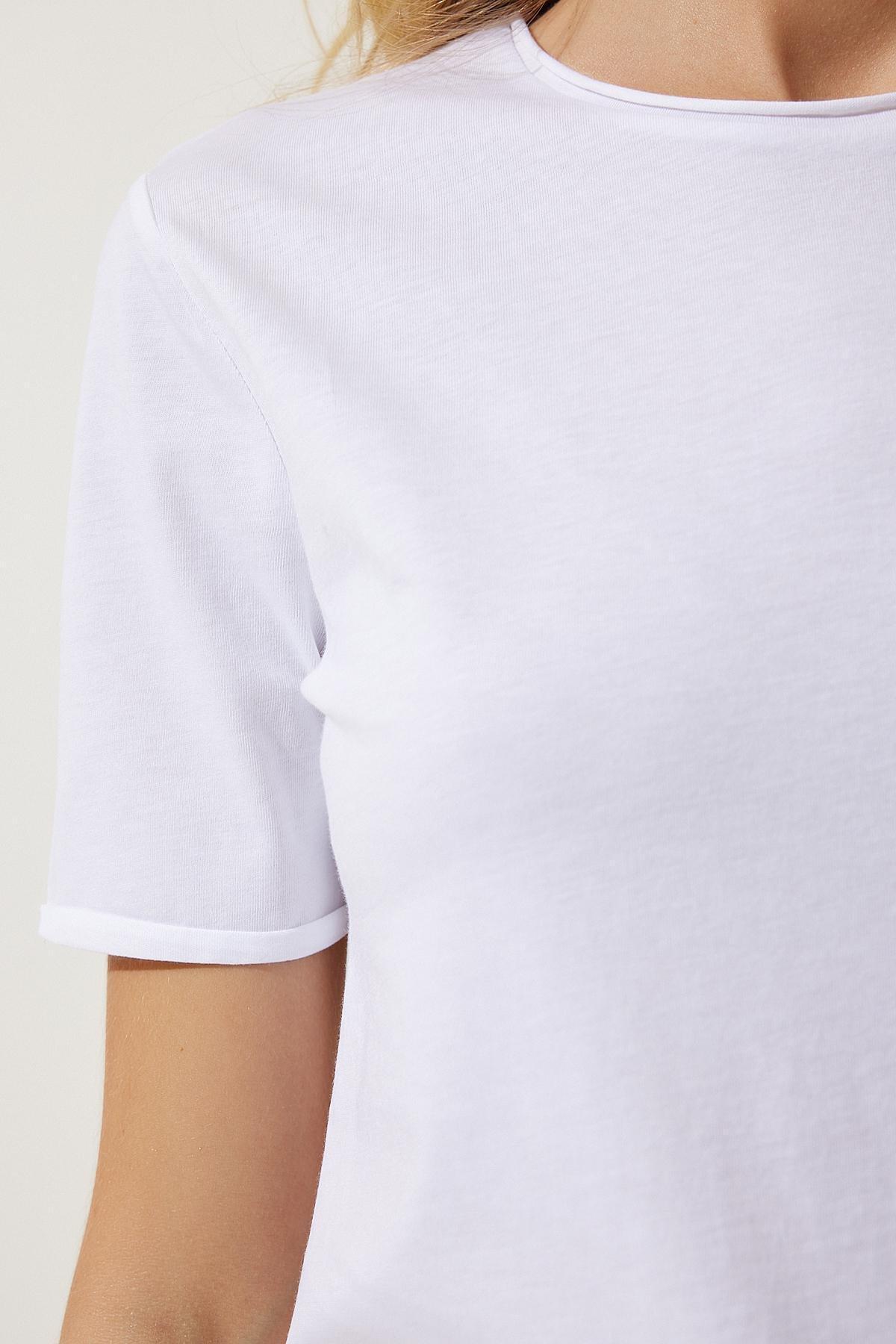 Multicolour Basic Knitted T-Shirt, Set Of 2, White Mink, large image number 2