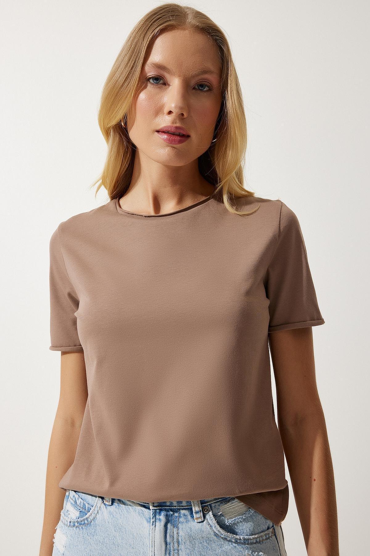 Multicolour Basic Knitted T-Shirt, Set Of 2, White Mink, large image number 3
