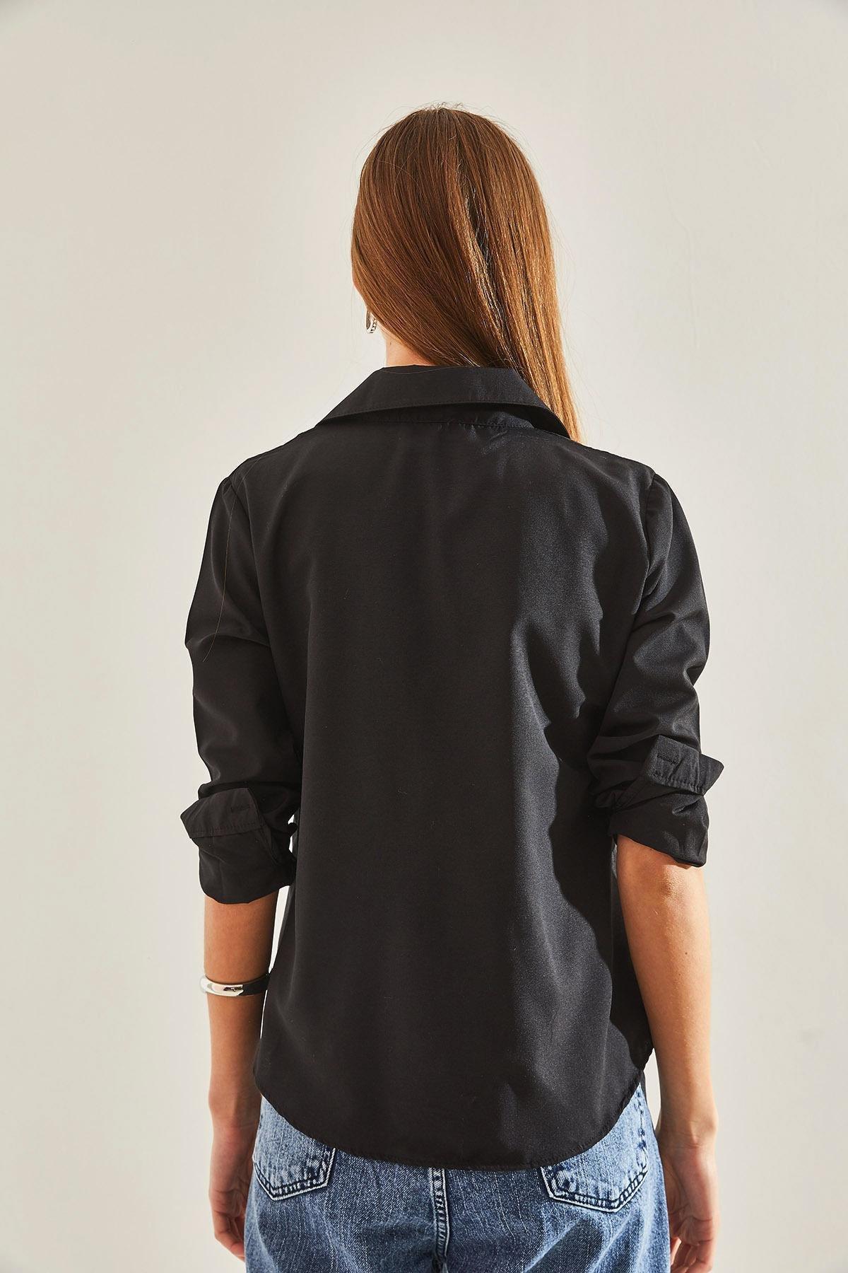 Black Basic Shirts, , large image number 4