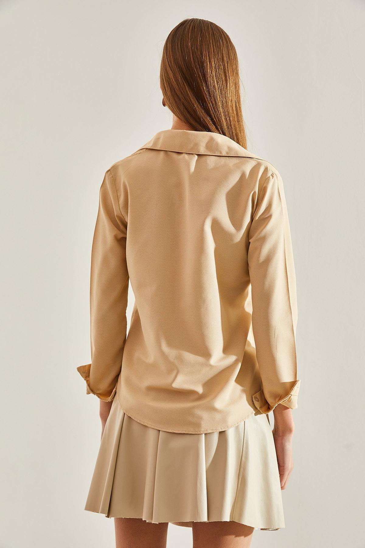 Stone Basic Shirts, STONE, large image number 3