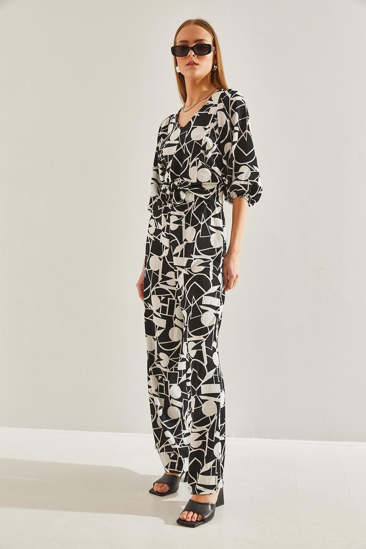 Multicolour Floral Patterned Co-Ord Set, C101_1458, large image number 2