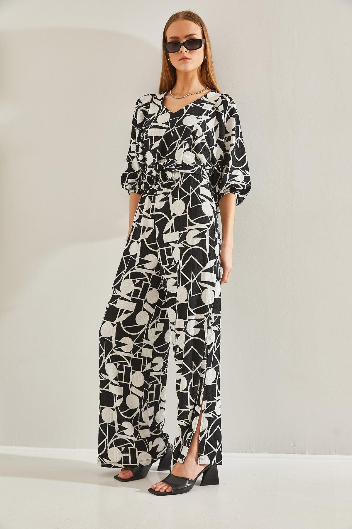 Multicolour Floral Patterned Co-Ord Set, C101_1458, large image number 4