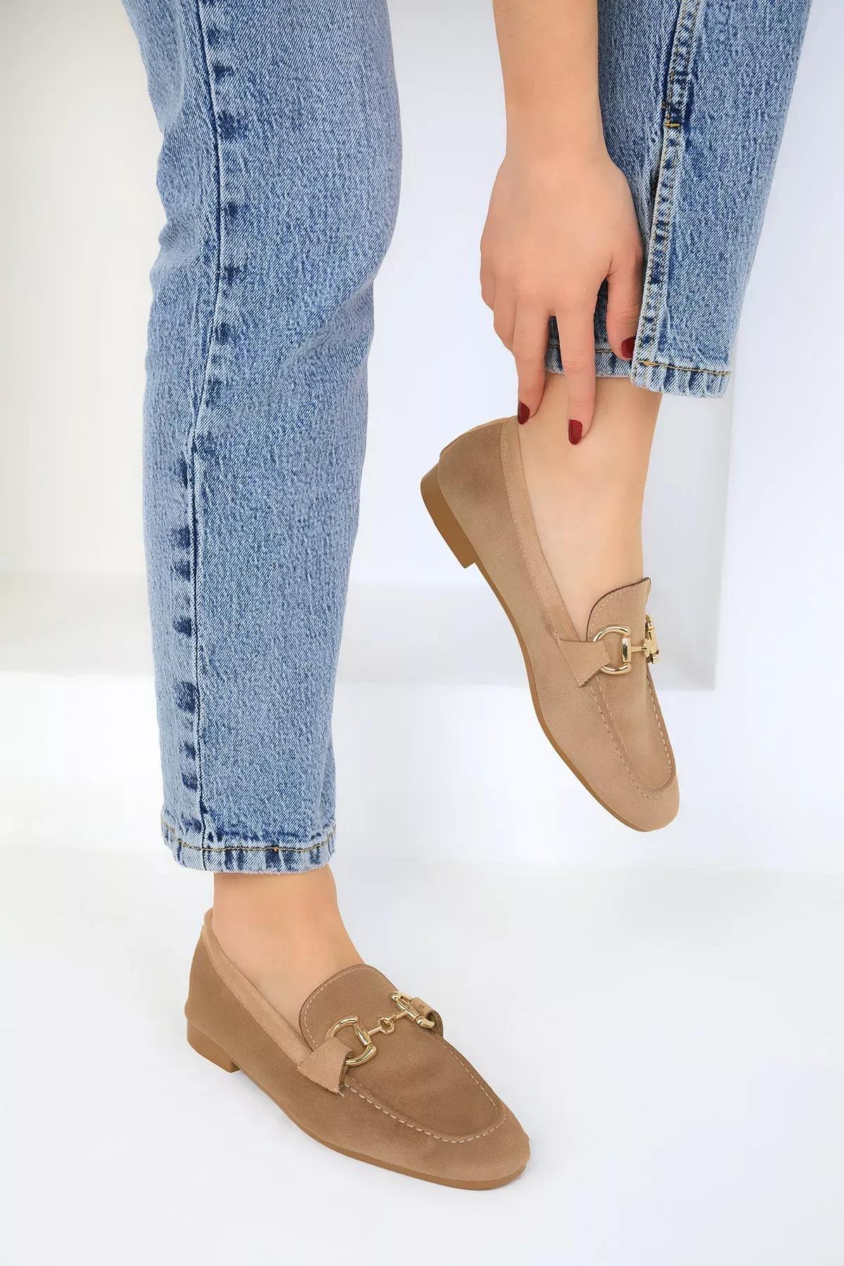 Brown Suede Loafers, , large image number 0