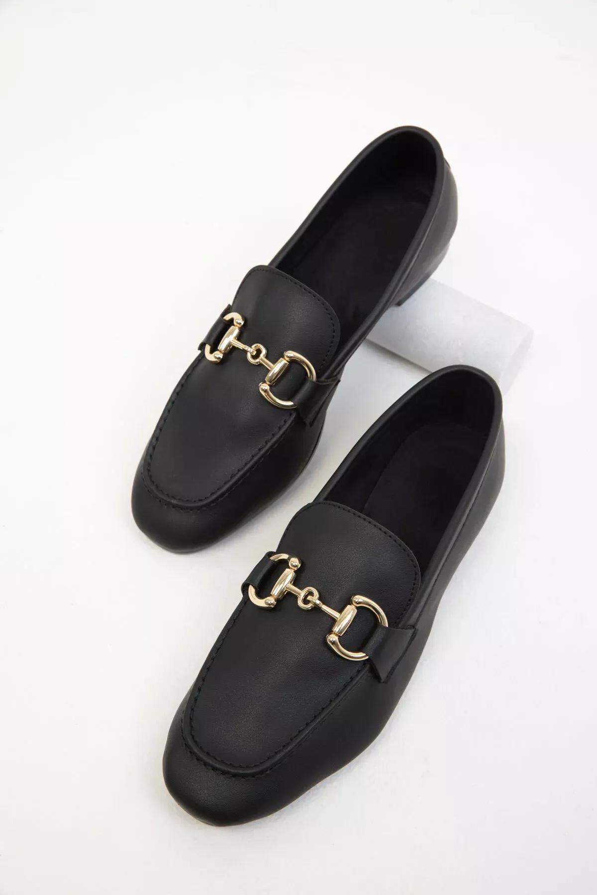 Black Loafer Shoes, , large image number 3