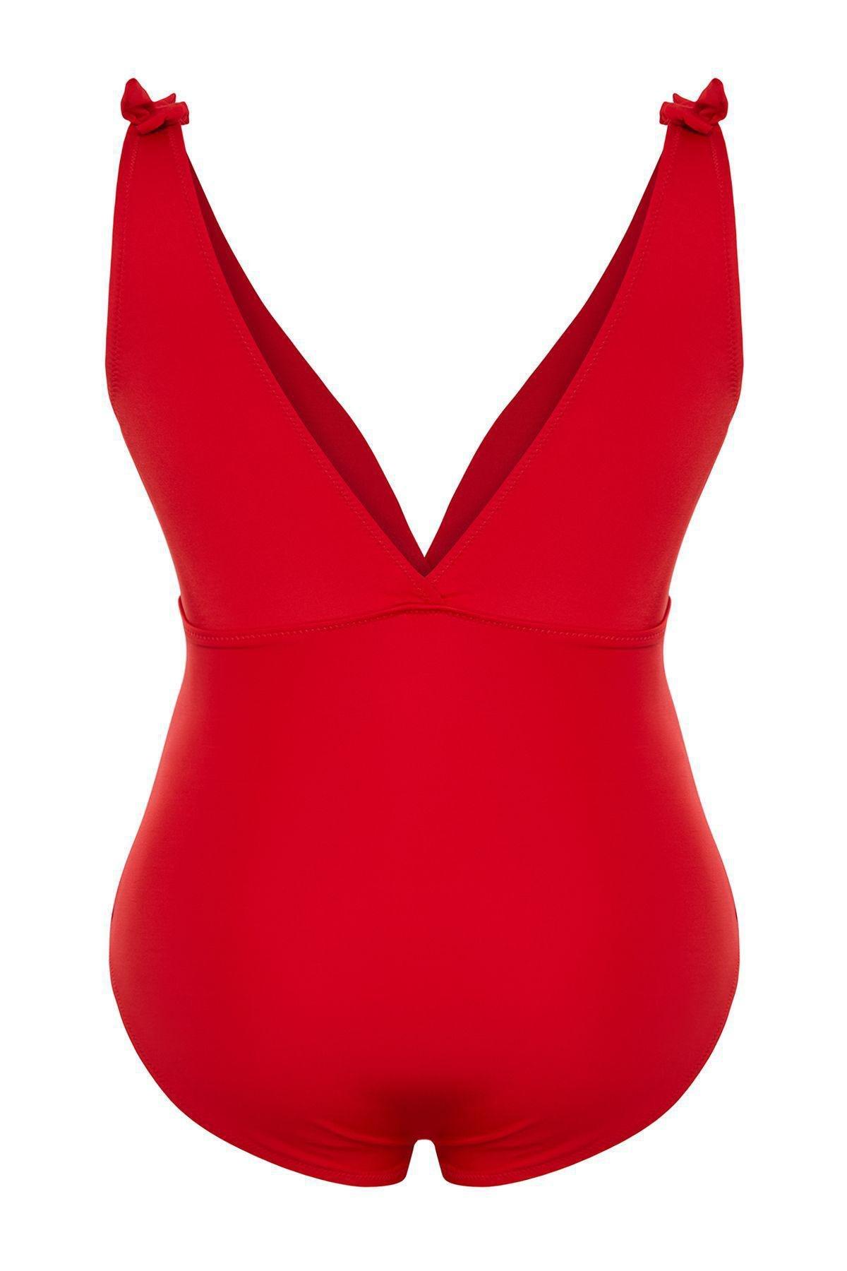 Red Belted Swimsuit, , large image number 0