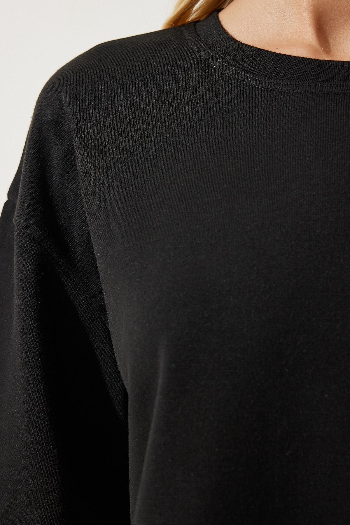 Black Crop T-Shirt, C101_5720, large image number 6