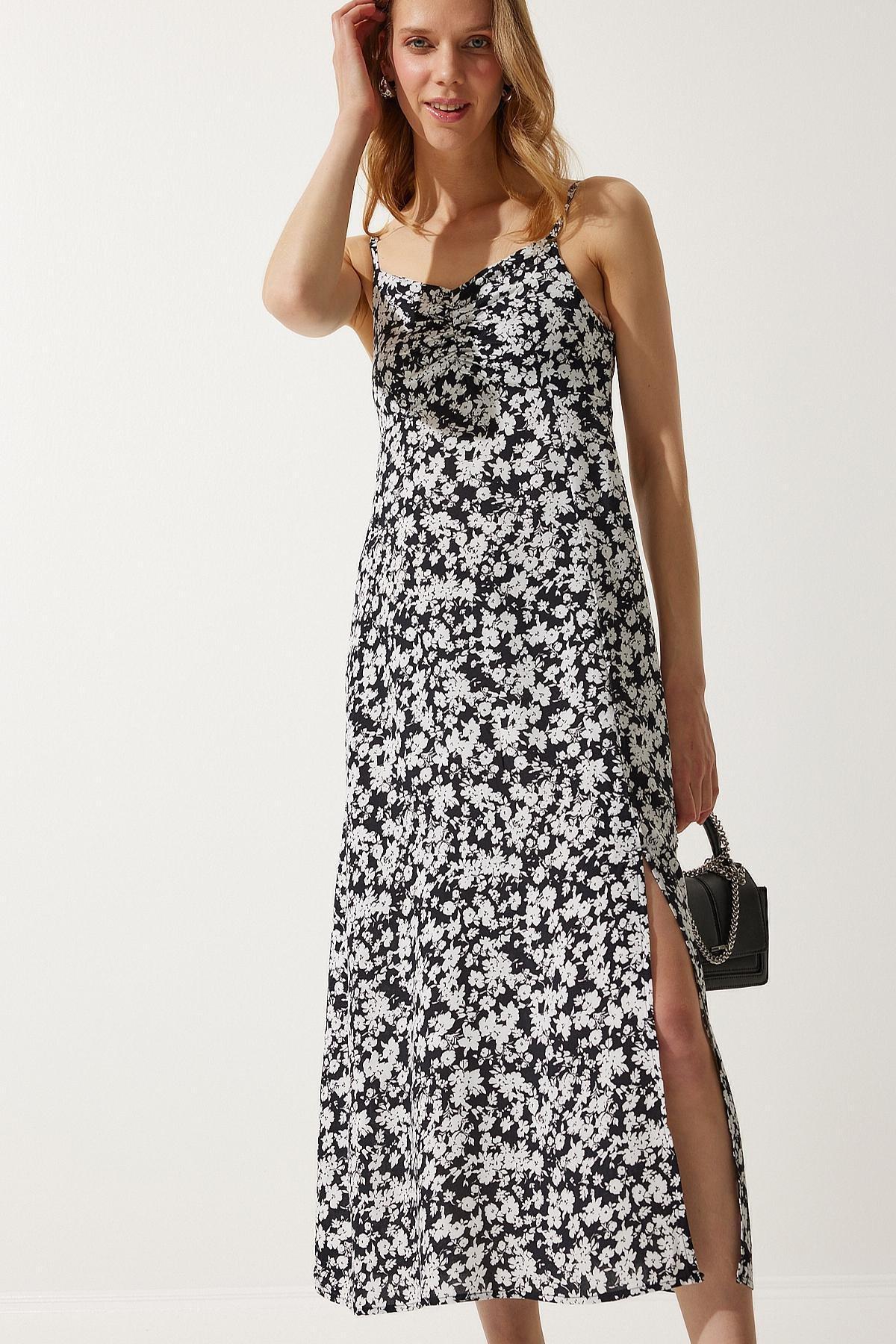 Multicolour Floral Bohemian Midi Dress, , large image number 0