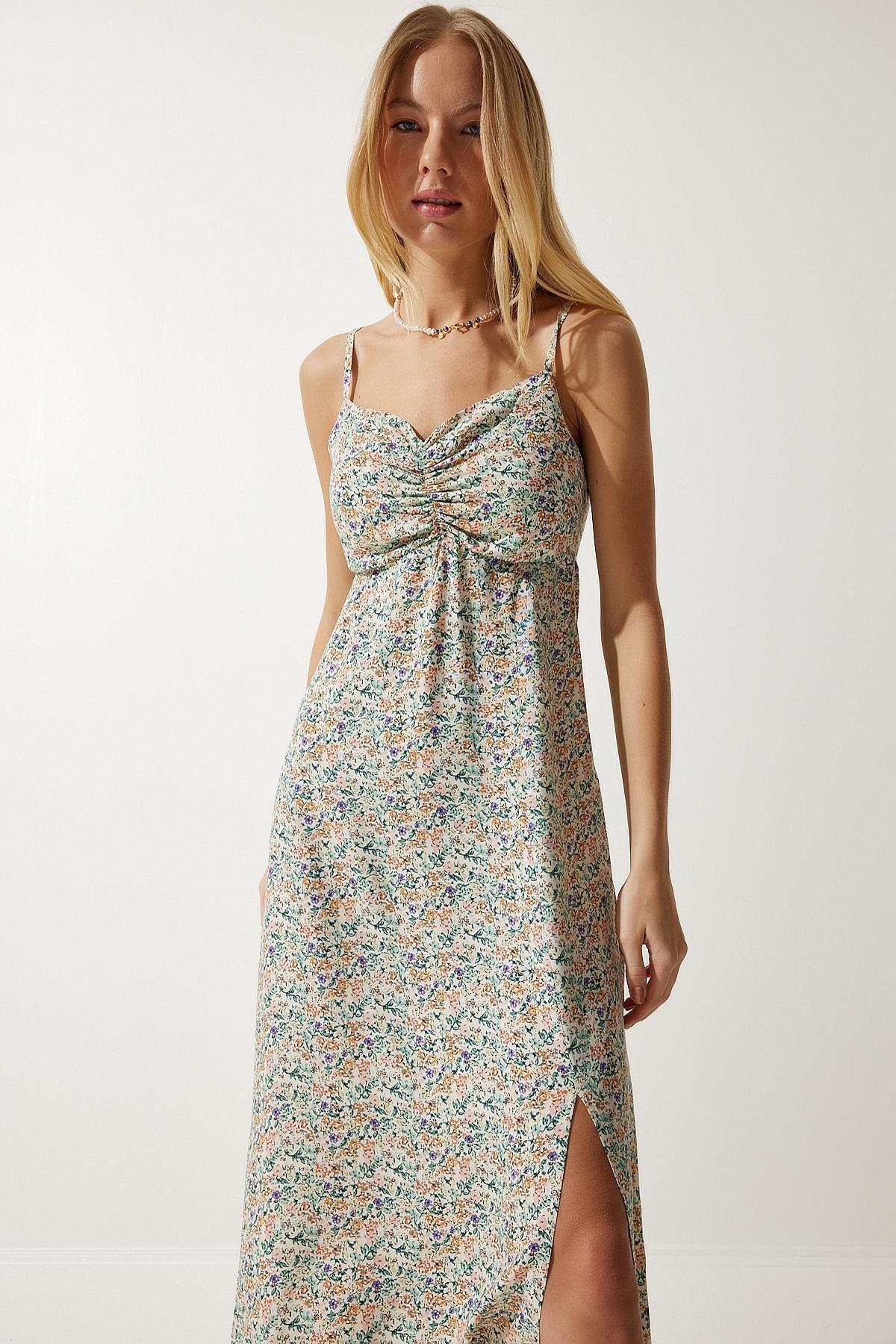 Multicolour Floral Bohemian Maxi Dress, , large image number 0