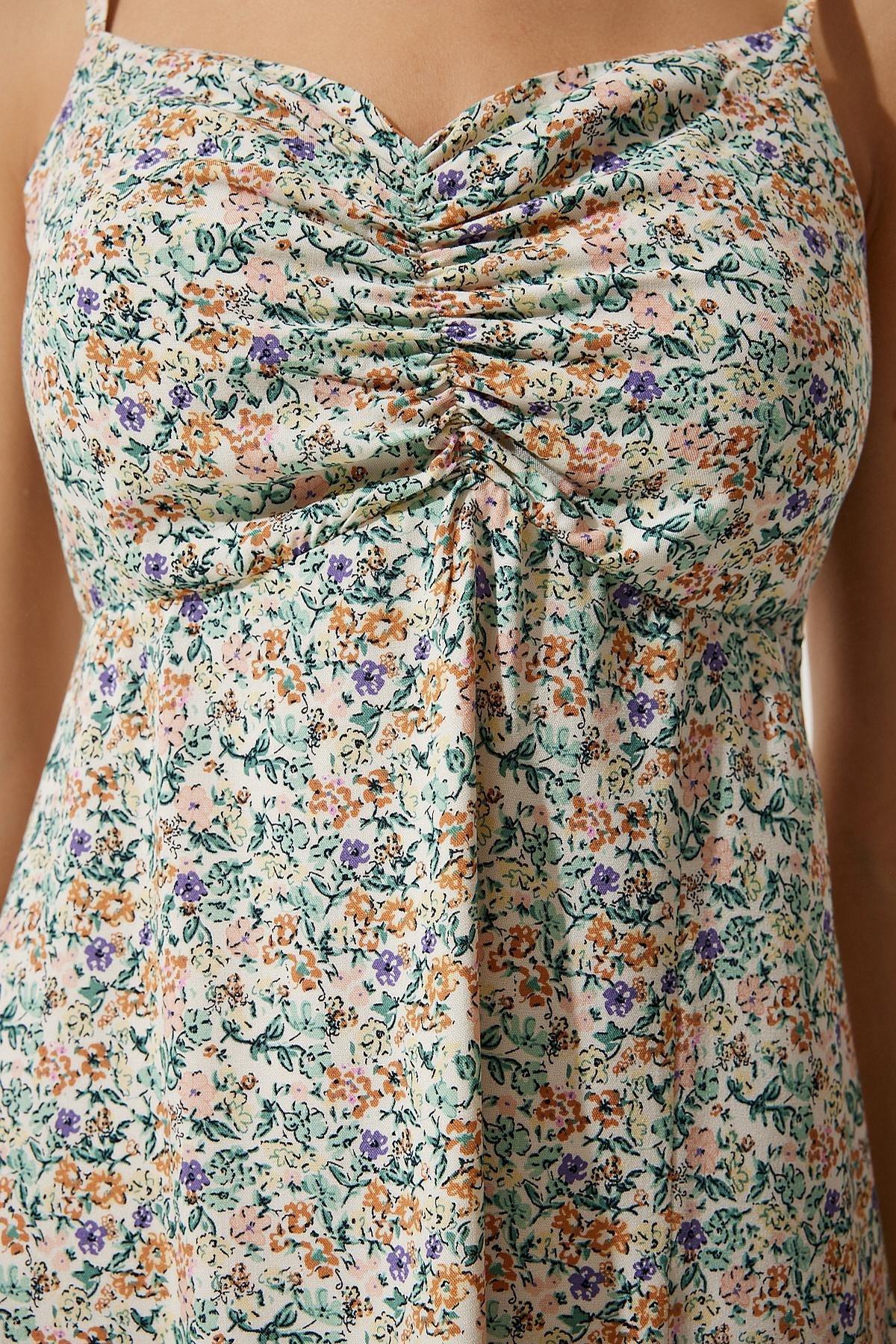 Multicolour Floral Bohemian Maxi Dress, , large image number 5