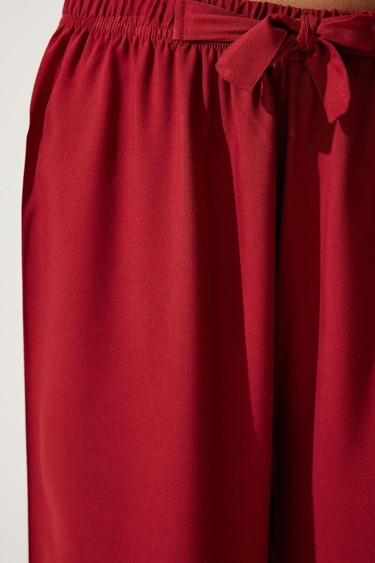 Burgundy Summer Trousers, , large image number 3