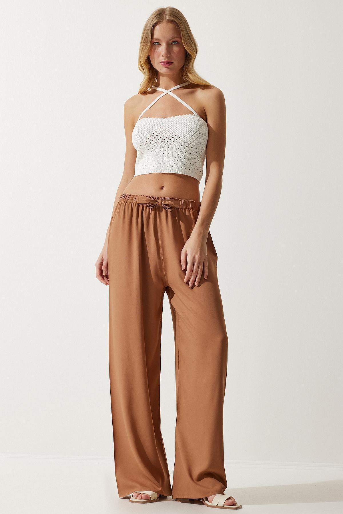 Brown Summer Trousers, , large image number 1