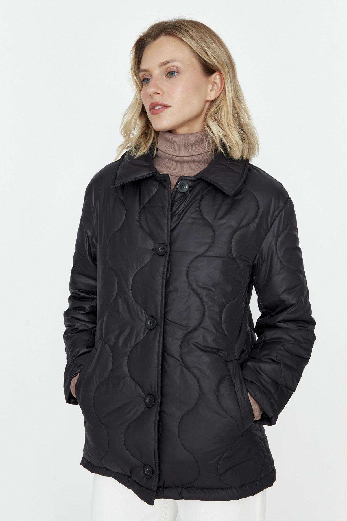 Black Basic Jacket, , large image number 2