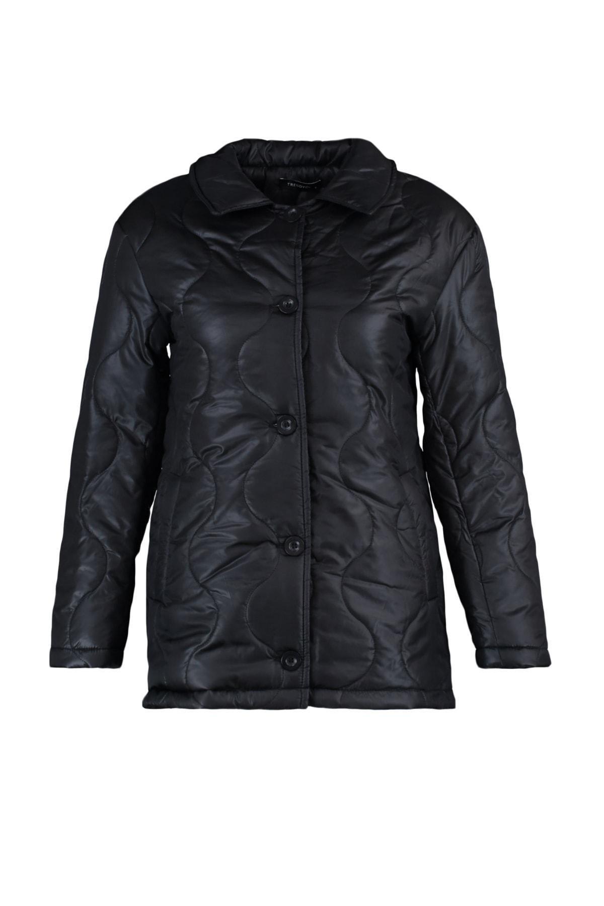 Black Basic Jacket, , large image number 5