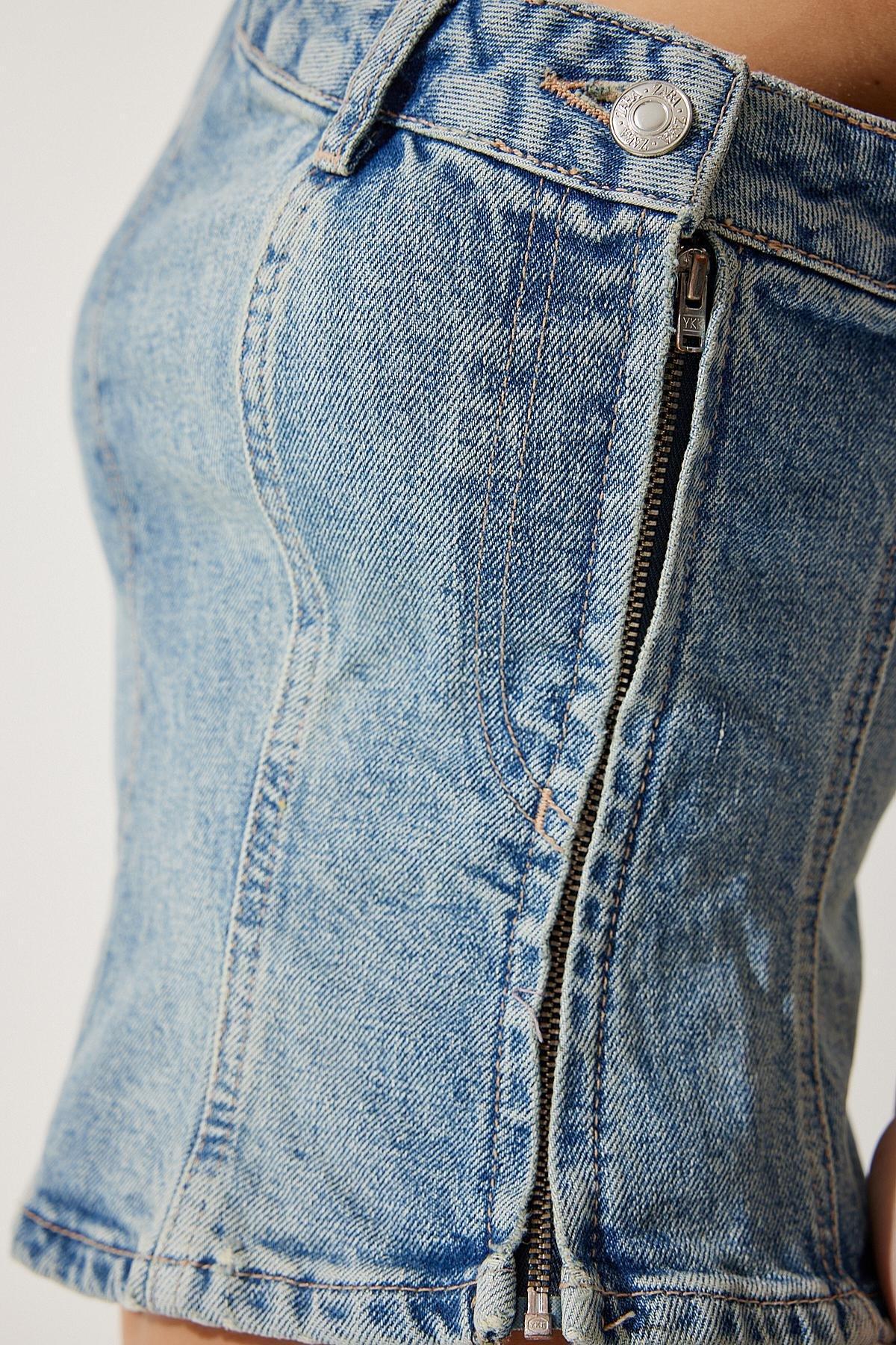 Blue Denim Blouse, , large image number 3