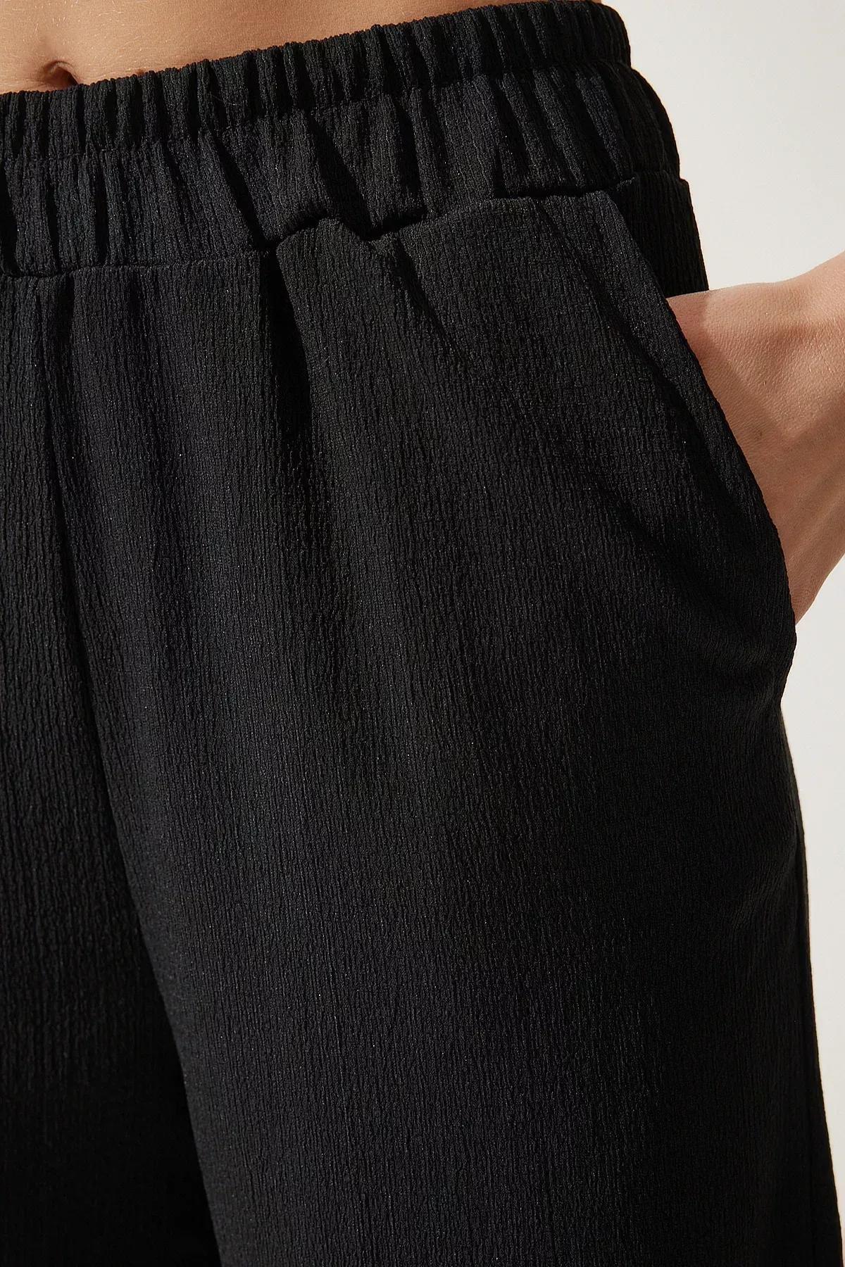 Black Casual Knitted Co-Ord Set, BLACK, large image number 5