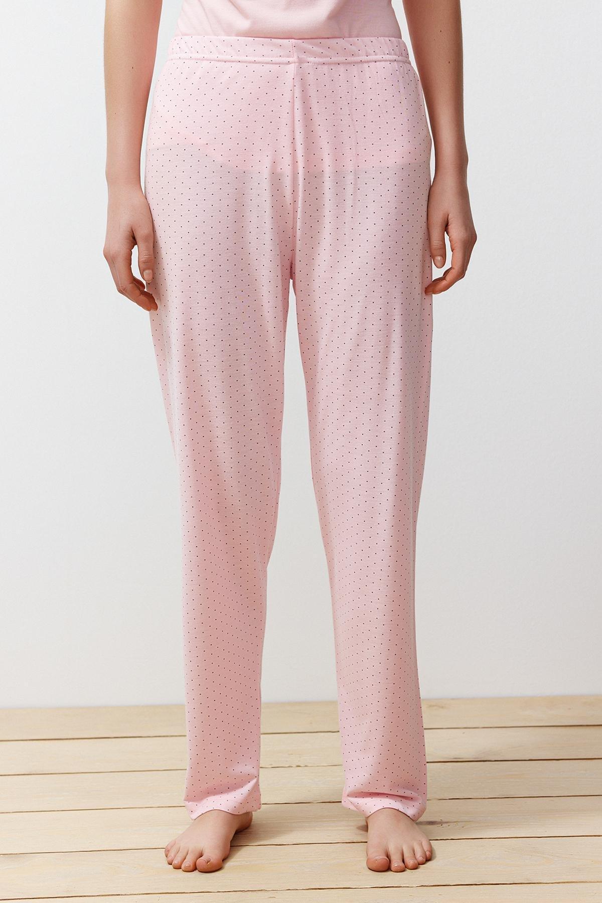 Pink Printed Polka Dot Pyjama Set, , large image number 4