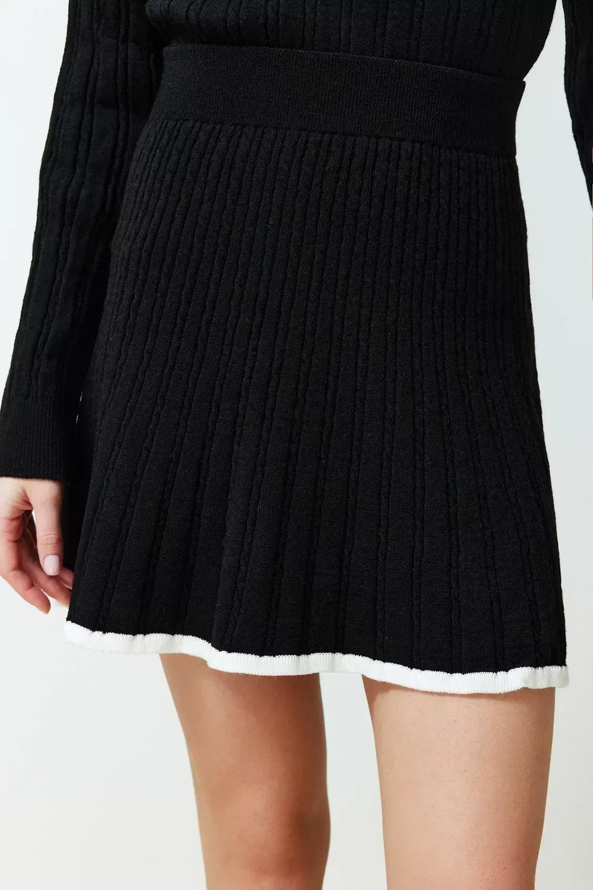 Black Knitwear Casual Co-Ord Set, C101_5720, large image number 4