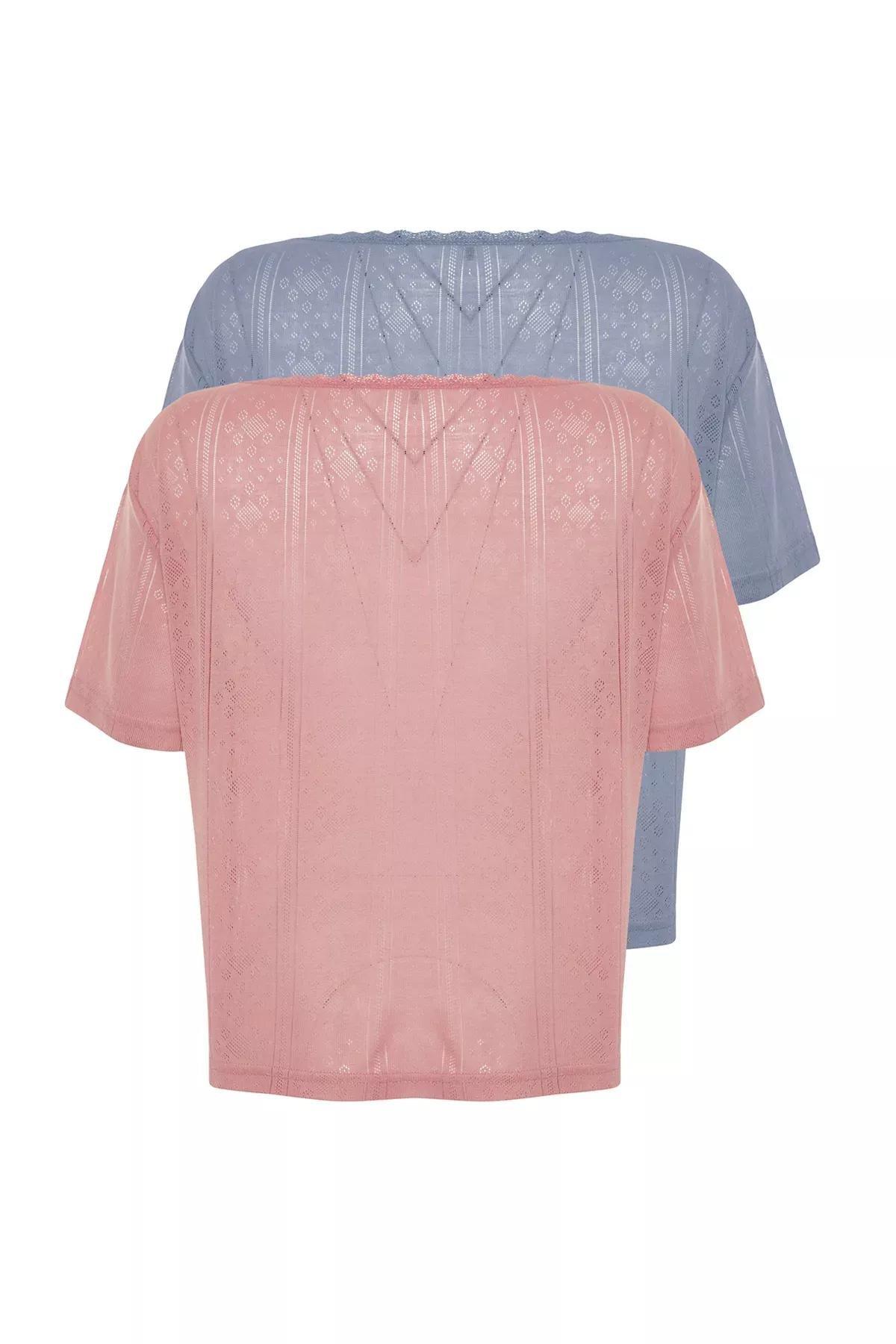 Multicolour 2-Pac Knit Pajama Set, , large image number 7