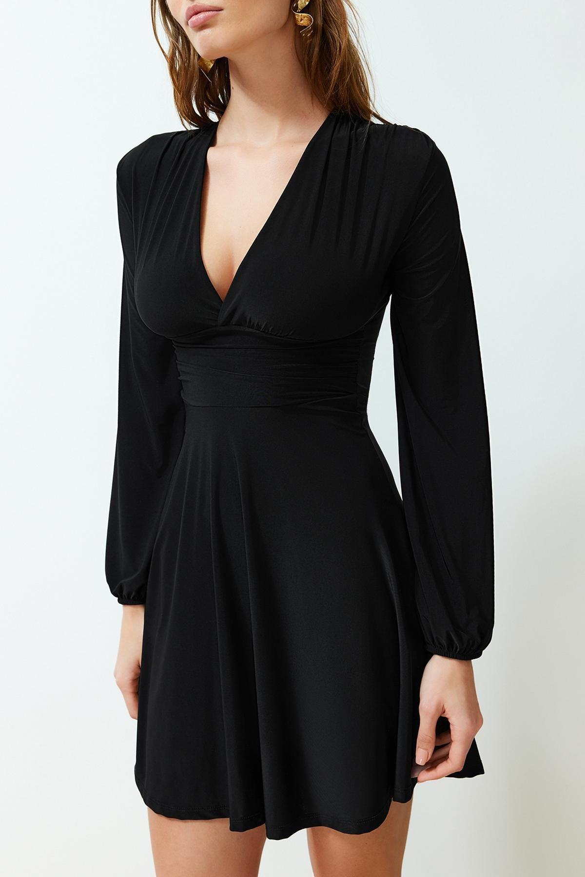 Black Straight Sandy Midi Dress, , large image number 2
