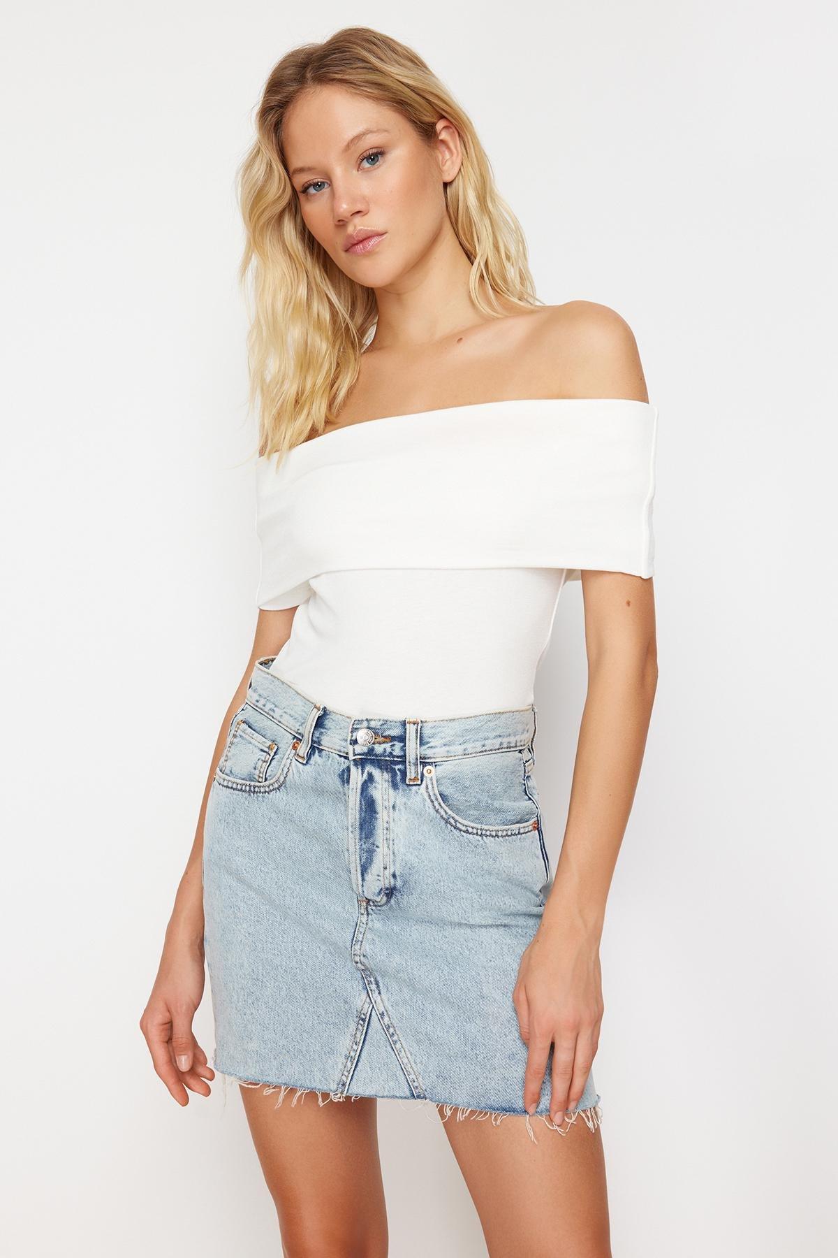 Ecru Fitted Blouse, , large image number 2